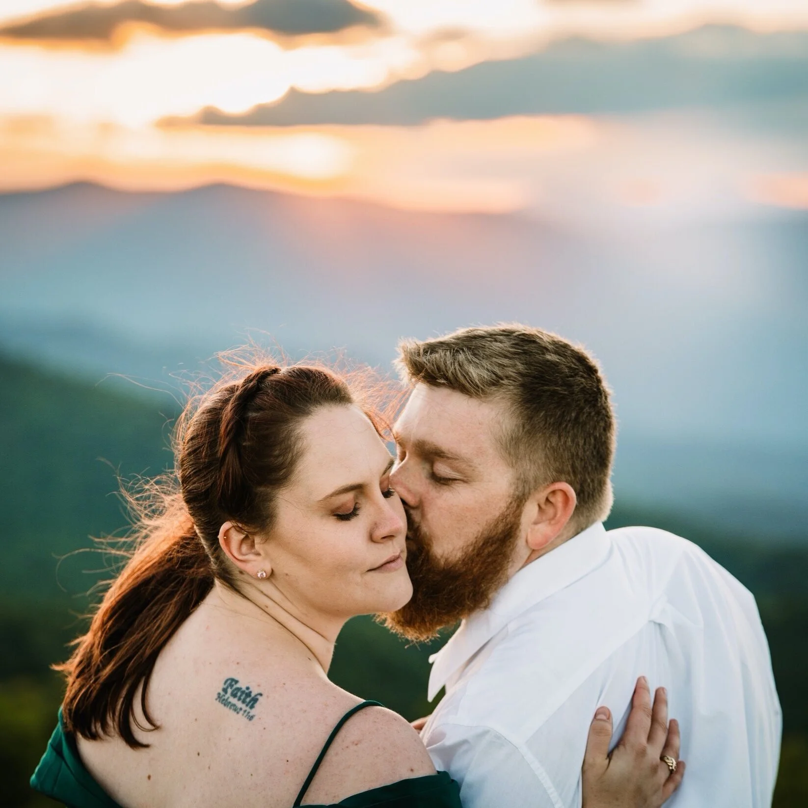 Mountaintop Engagement Session at Black Balsam | Jessica + Andrew