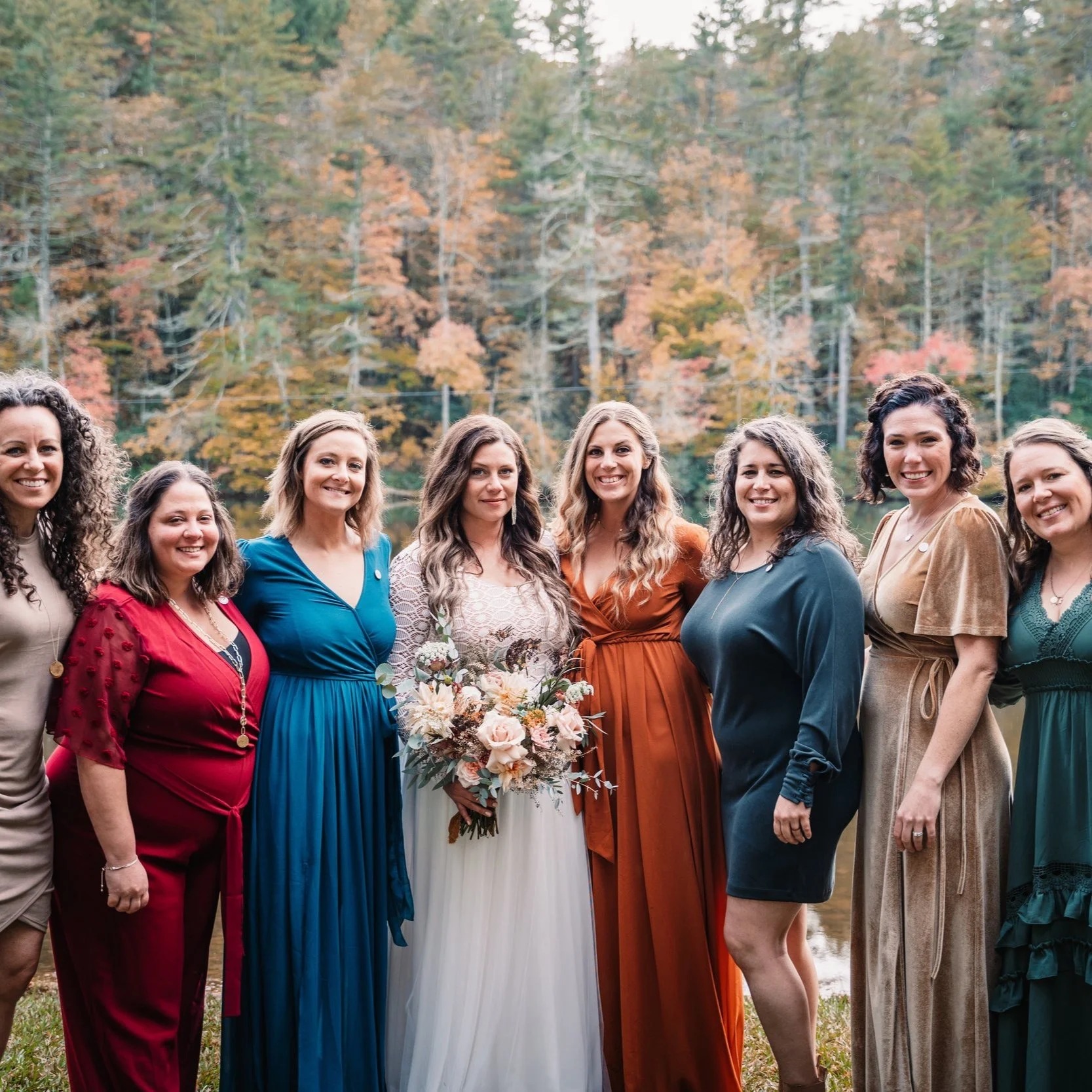 Camp Pinnacle Fall Wedding | Janie + Jeremy