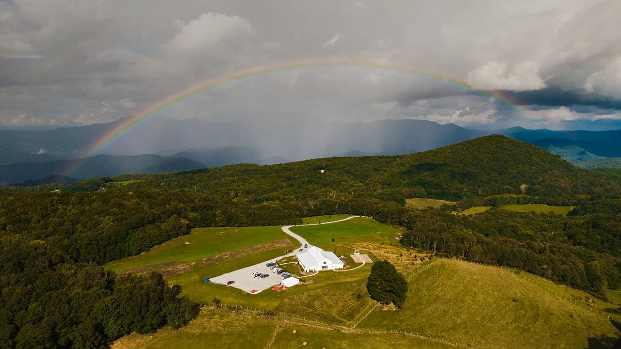 Rainbow Wedding at The White Crow | Banner Elk, NC | Morgan + Christopher