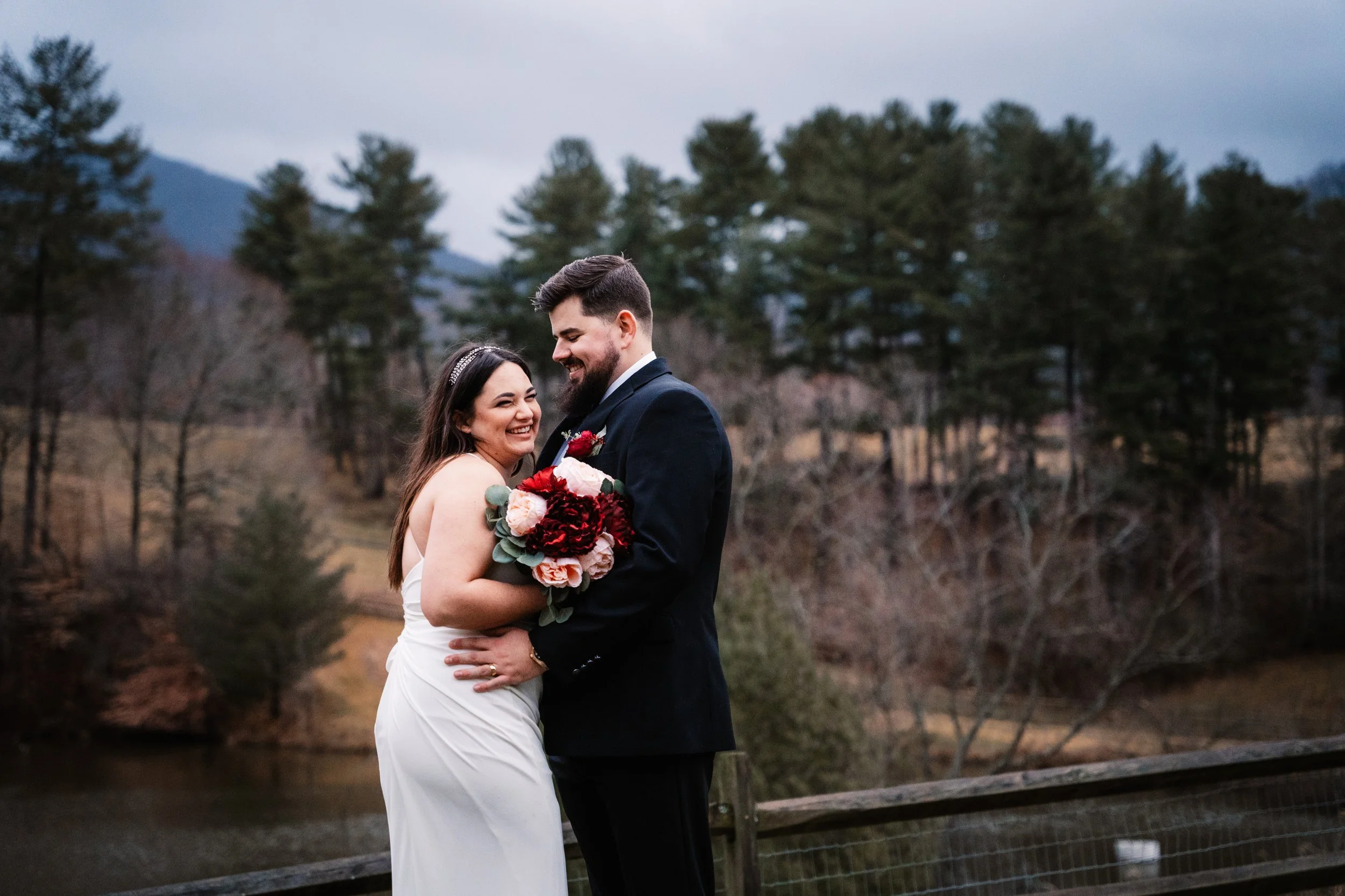 Winter Elopement in Asheville, NC | Claxton Farm | Bobbiejo + Jacob