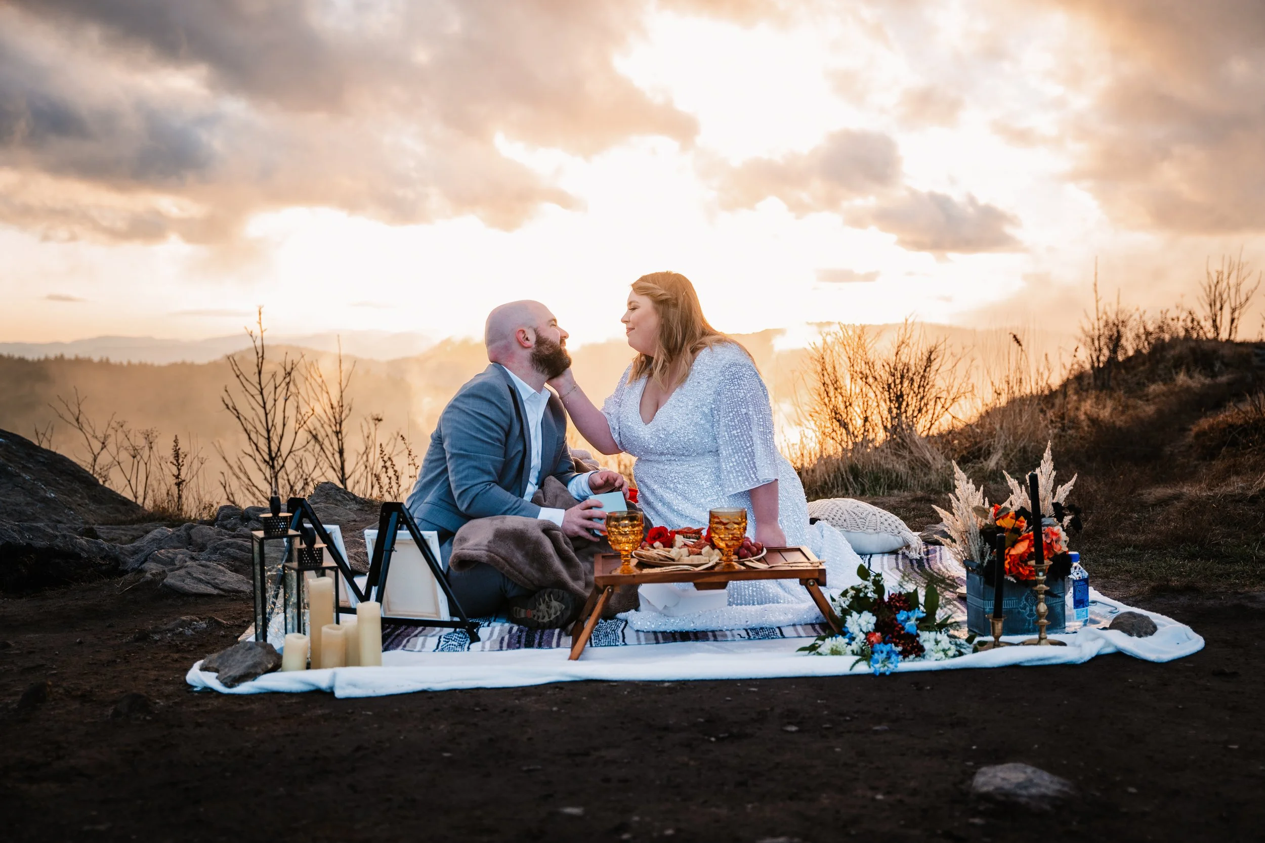 Black Balsam Knob Vow Renewal | Elope Outdoors | Dallas + Andrew