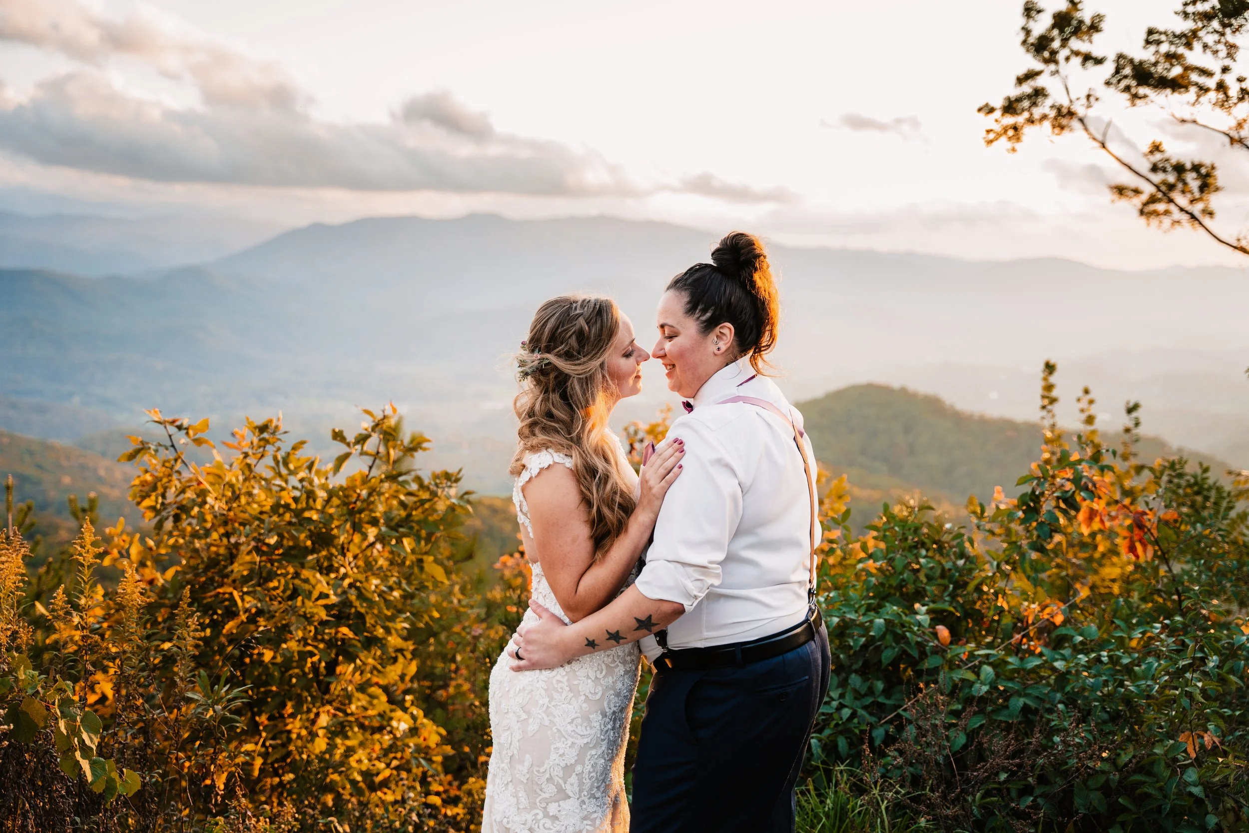 Tennessee Foothills Elopement | Michele + Anita