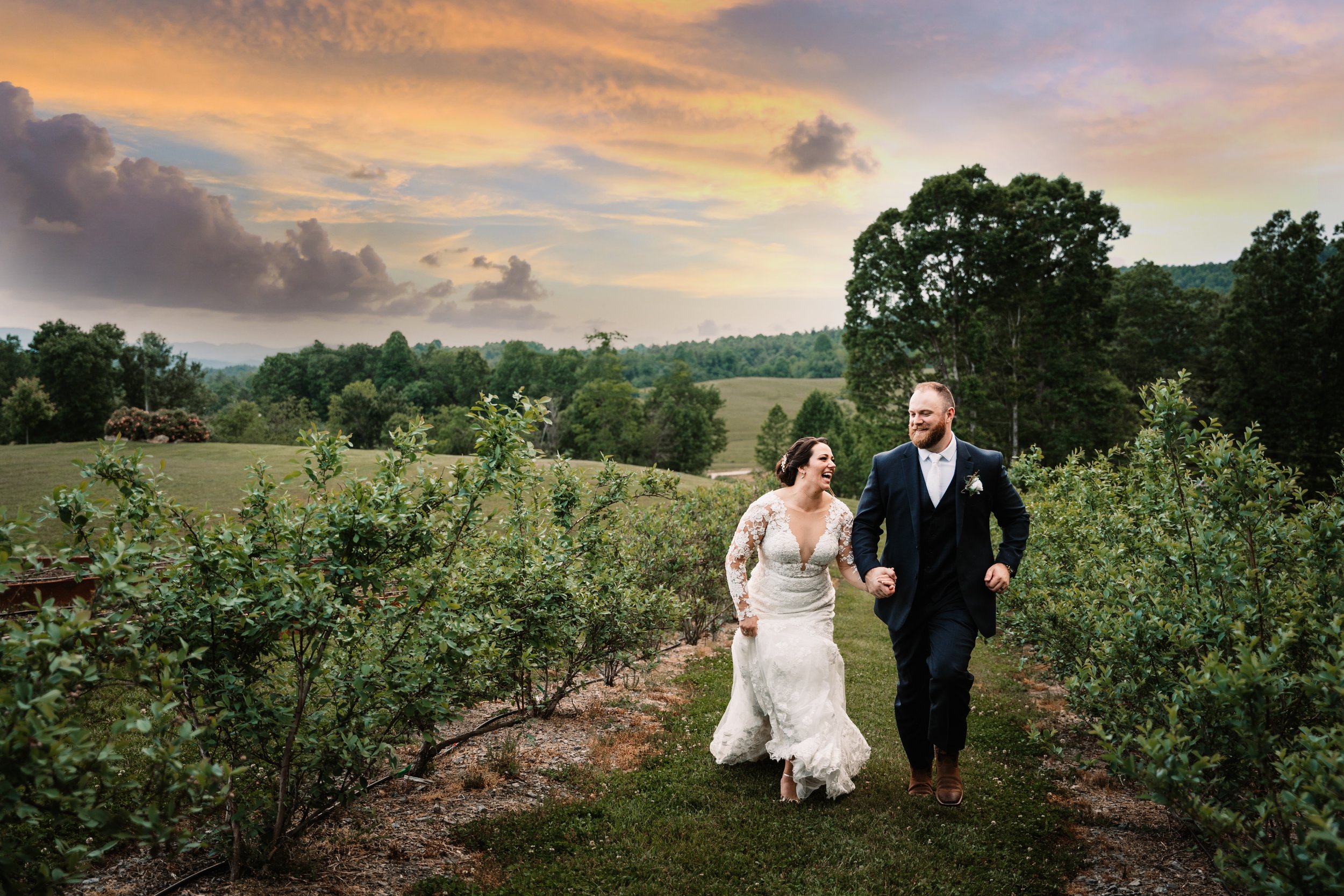 Jeter Mountain Farm Wedding in Hendersonville, NC | Tianna + Matthew