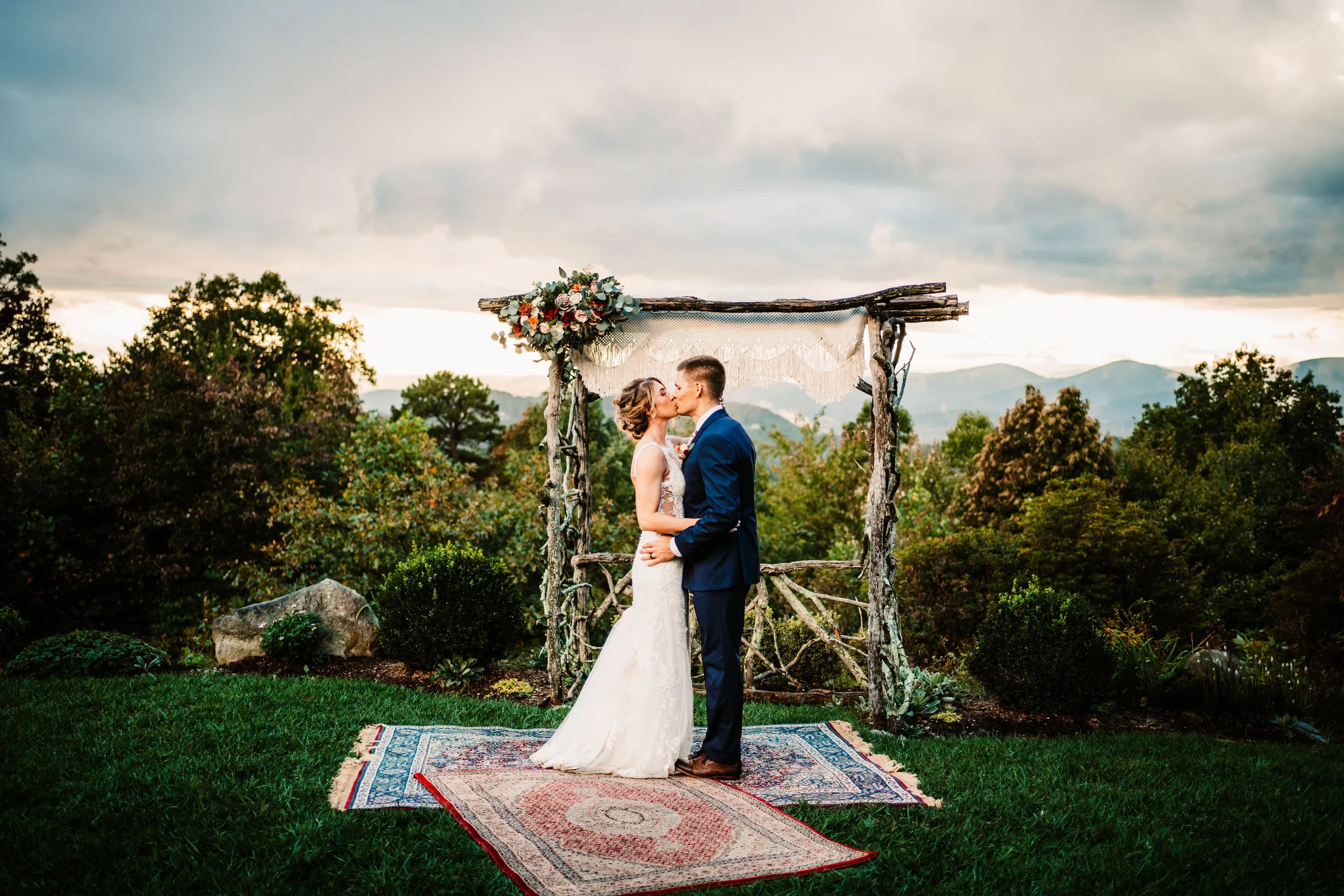 Asheville Wedding at the Cabin Ridge | Heather + Ryan