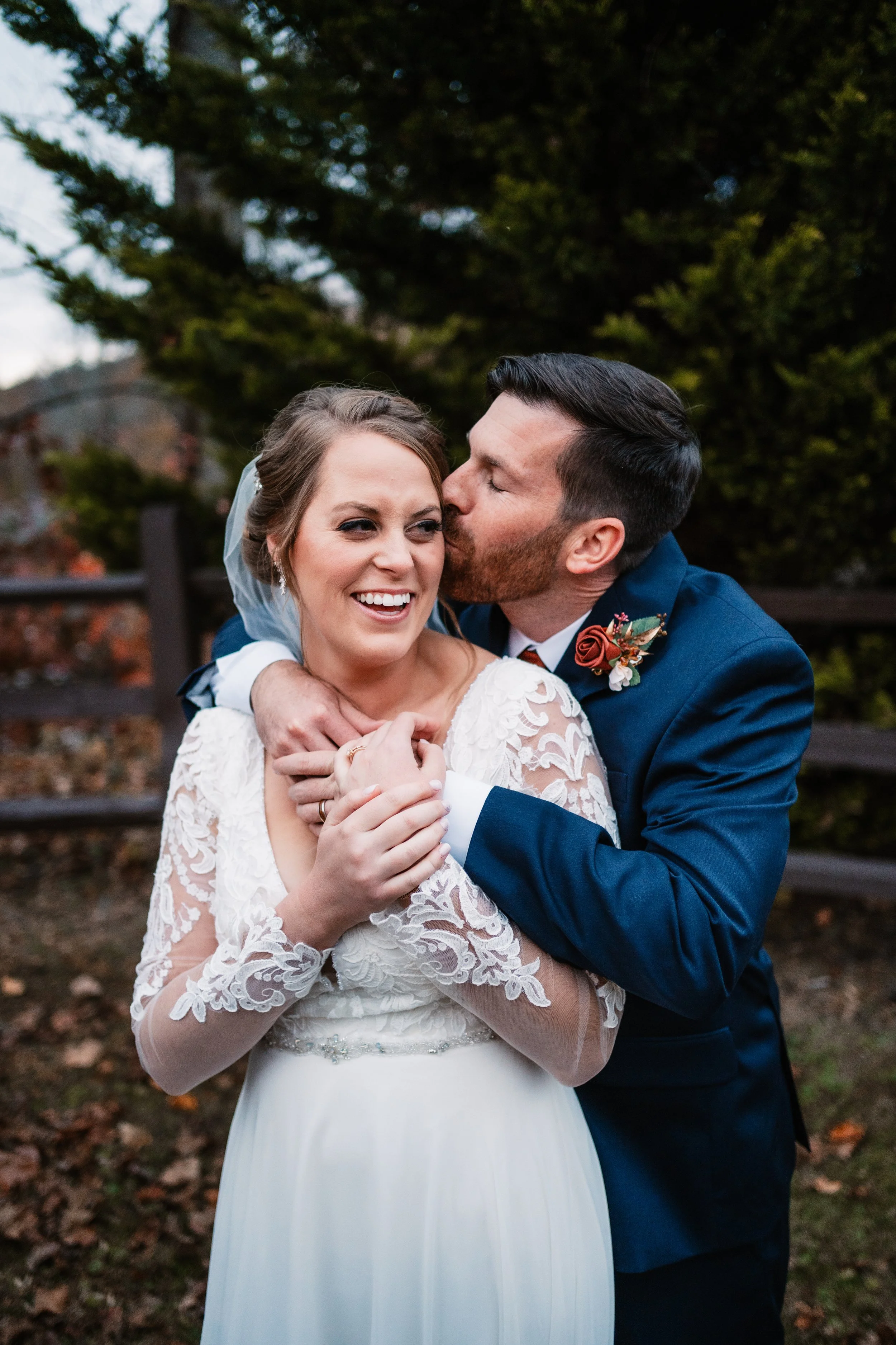 Beautiful Fall Wedding at the Crest Center in Asheville | Laura + Cade