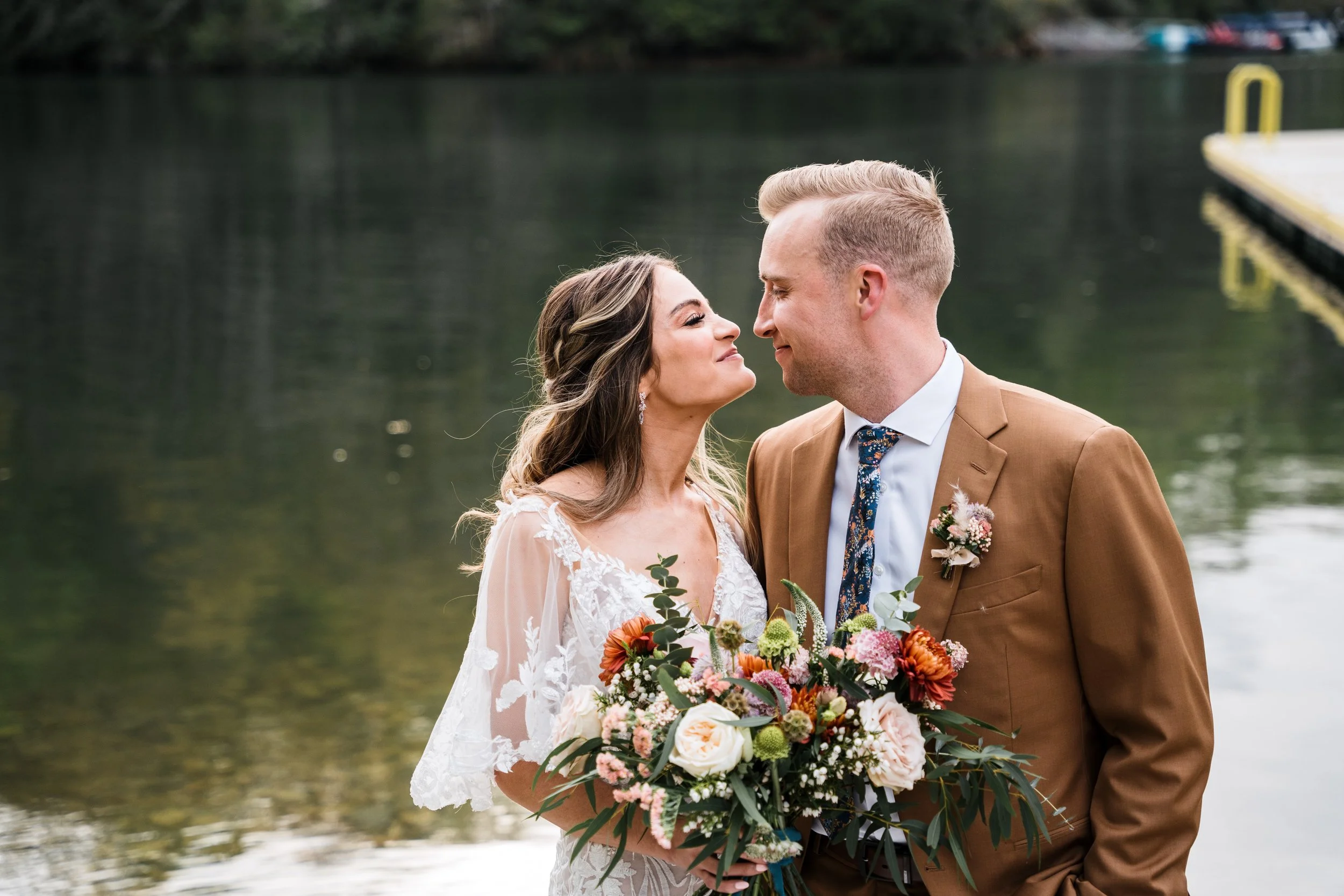 Sweetest Vows at Nantahala Wedding and Events | Alexandra + Michael