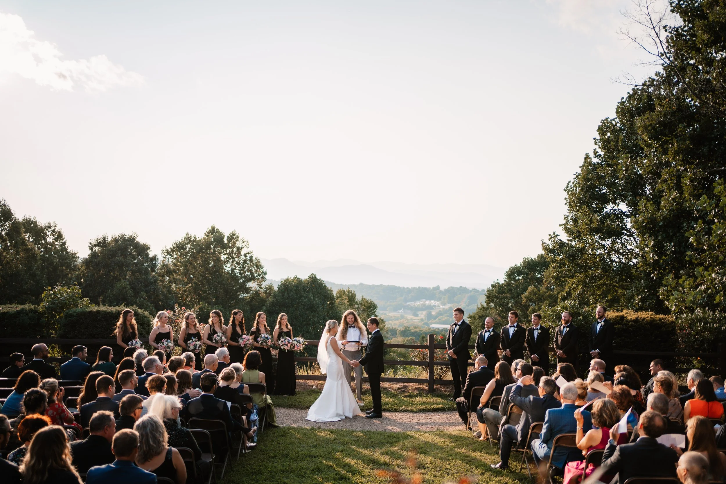 September Wedding at the Crest Center in Asheville | Hillary + Thacher