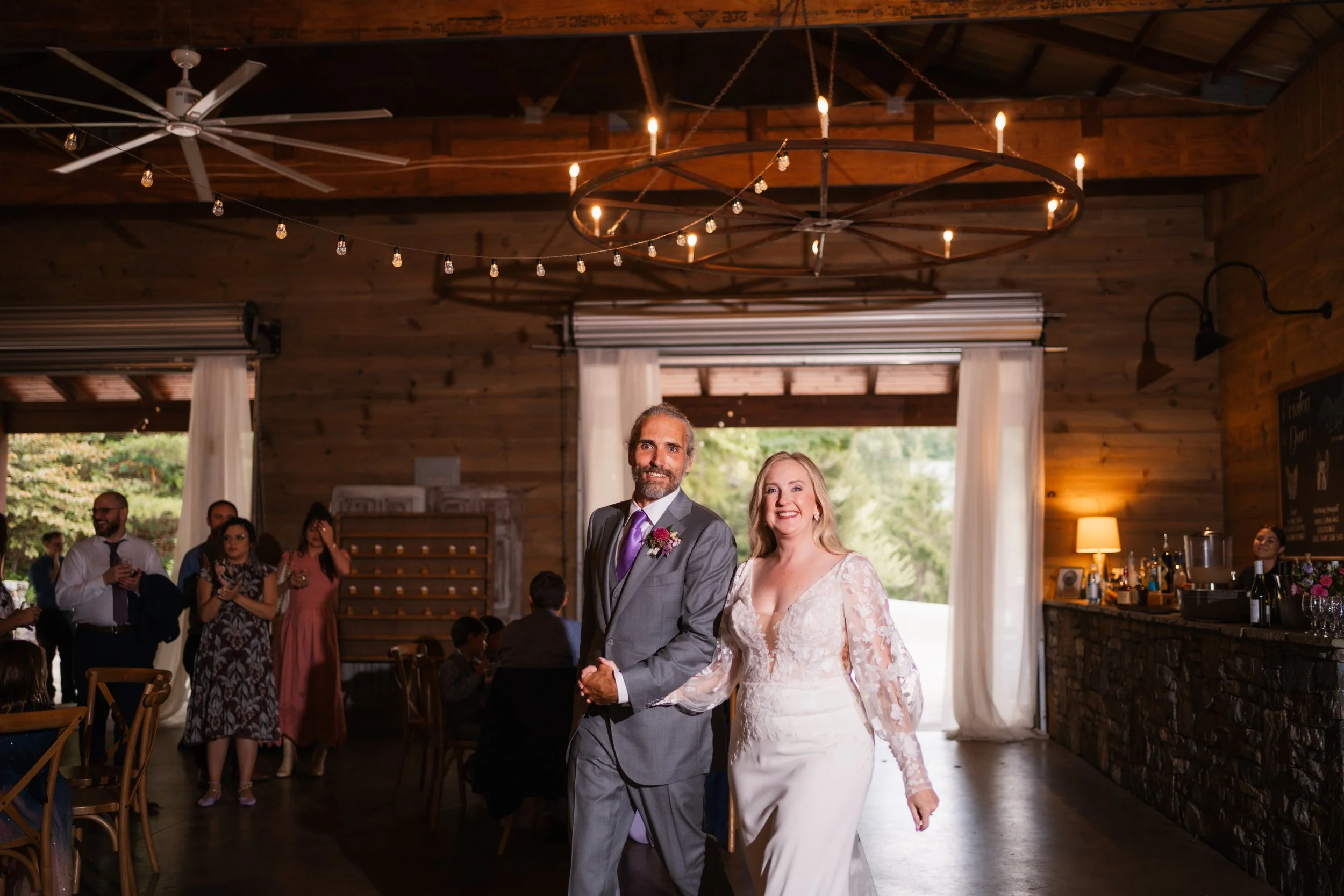 The Barn at Honeysuckle Hill in Asheville, NC | Kirsten + Dan