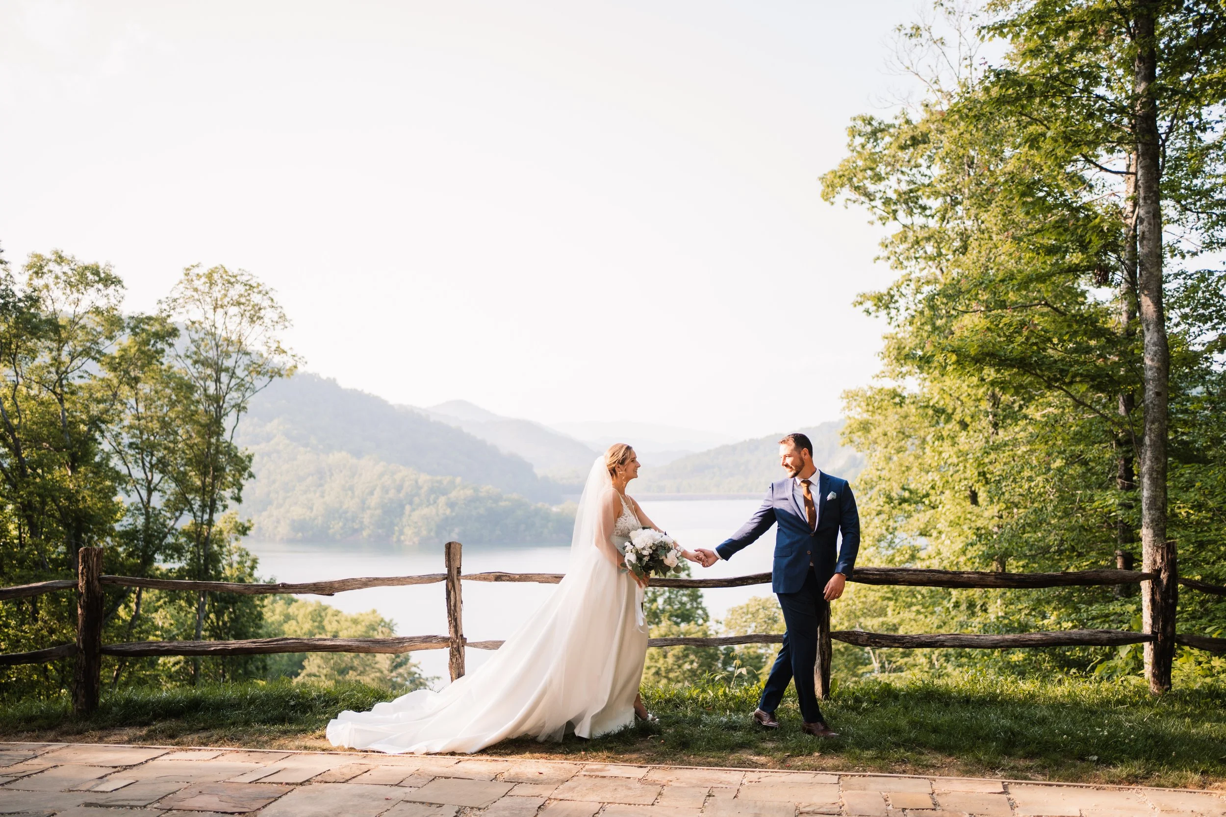 Summer Wedding at Nantahala Weddings and Events | Emily + Dan