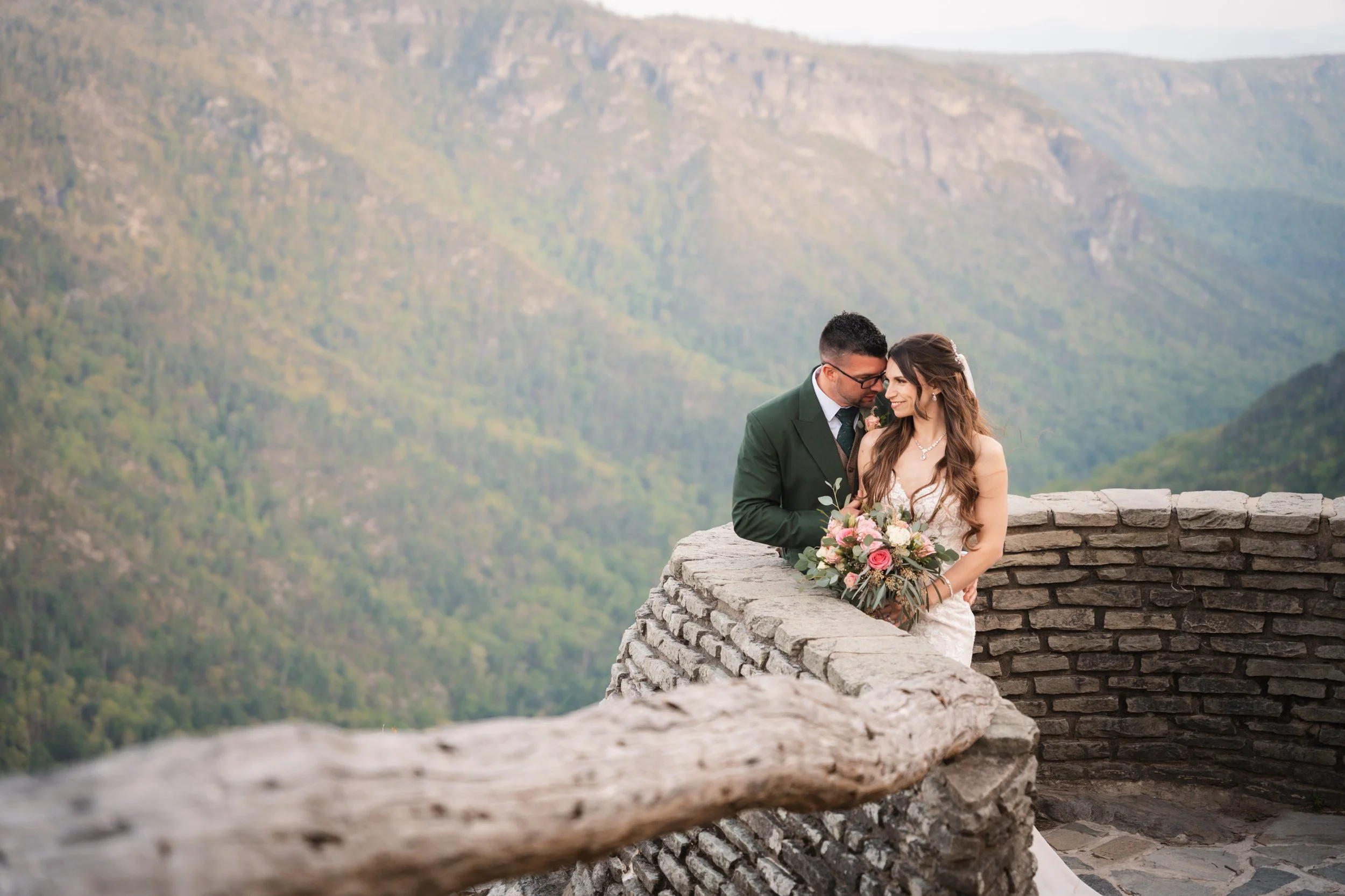 Linville Gorge Elopement | Elope Outdoors | Casey + Brandon