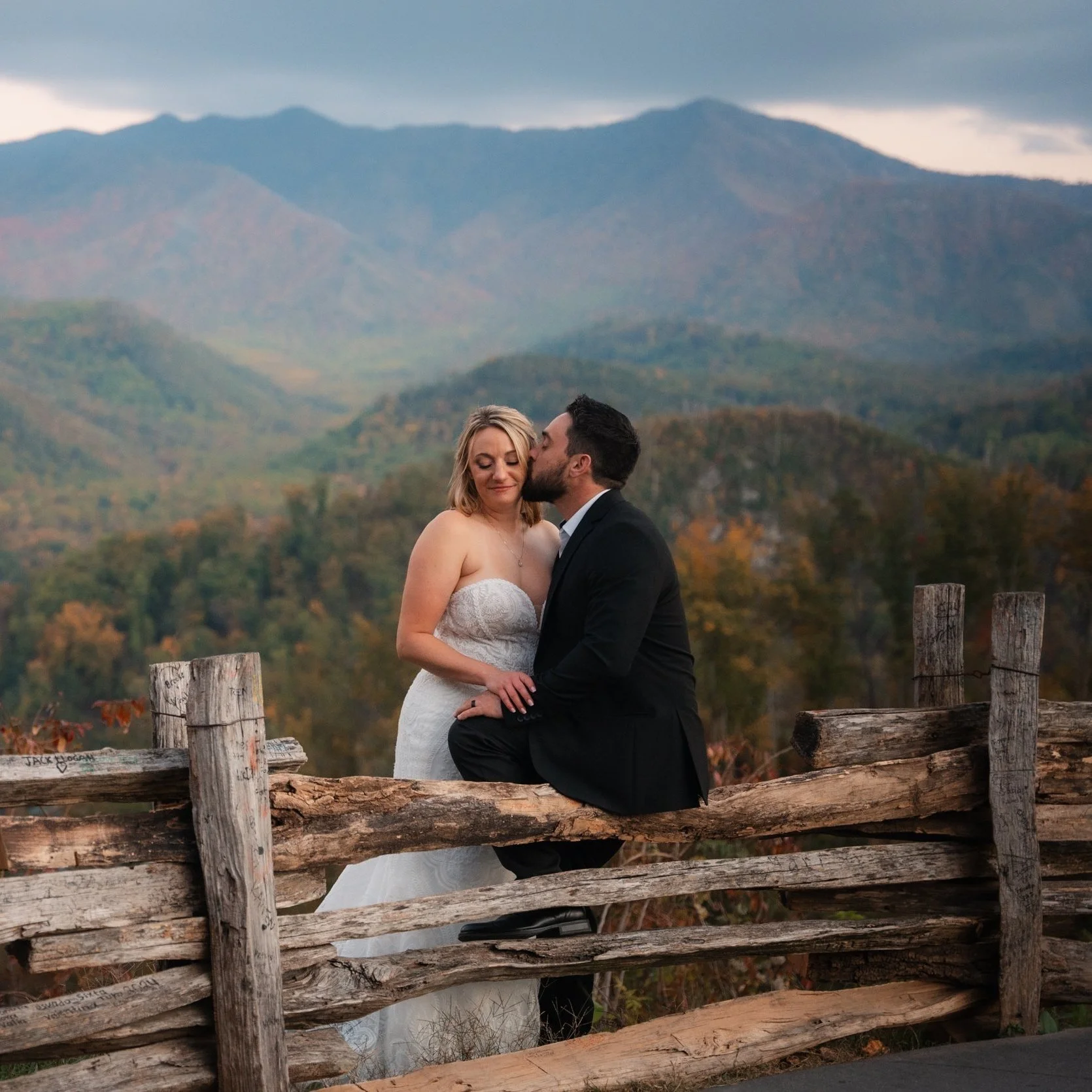 Beautiful Fall Gatlinburg Wedding at Ely's Mill | Emily + Isaiah