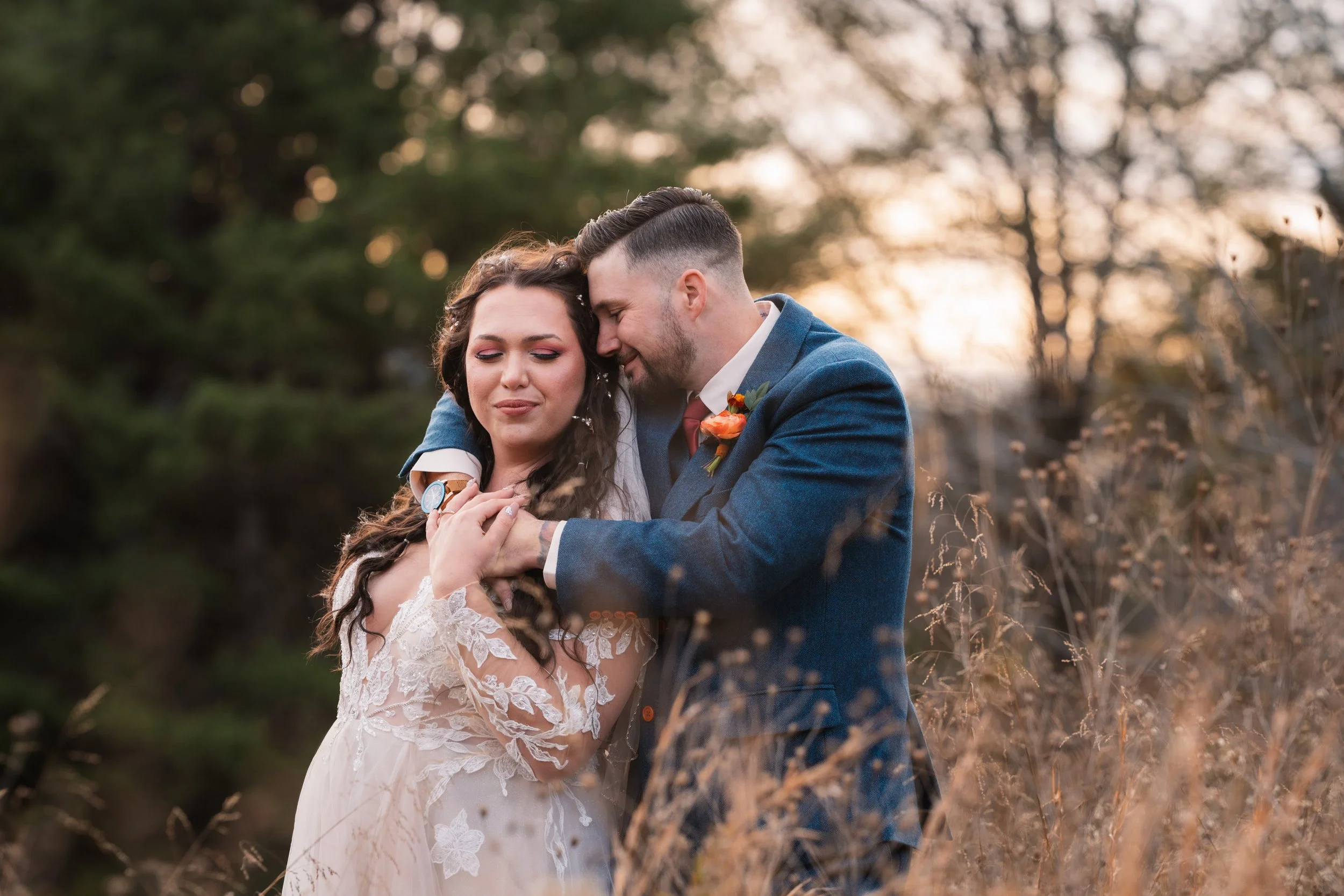 Sunset elopement in Waynesville, NC | Cara + Devin