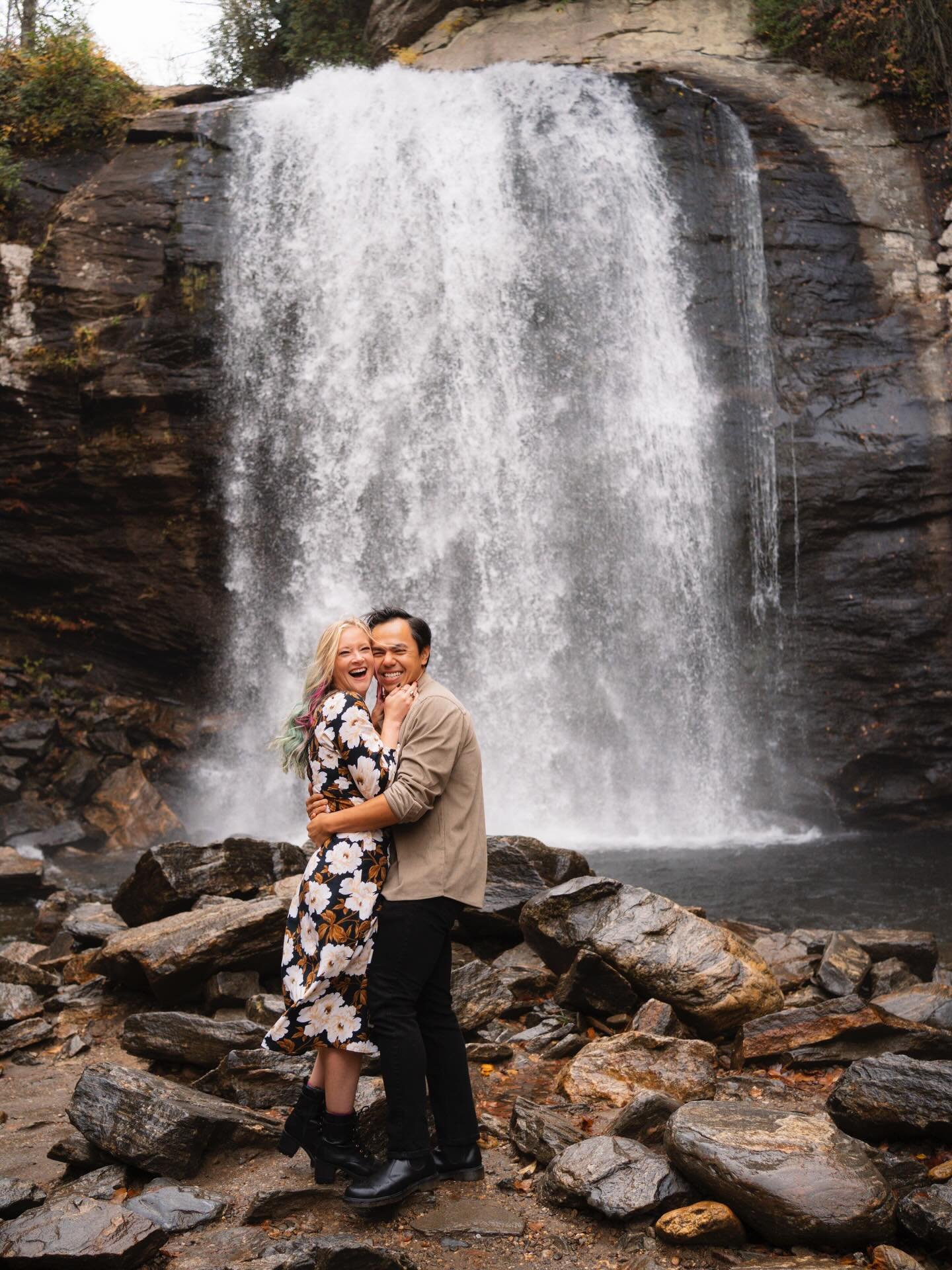 Can&rsquo;t wait to celebrate this joyous couple this year at @chimneypondfarm 💚 Sam + Michael 🍃 
.
.
.
#ashevilleweddingphotographer #wildwoodmediawnc #chimneypondfarm