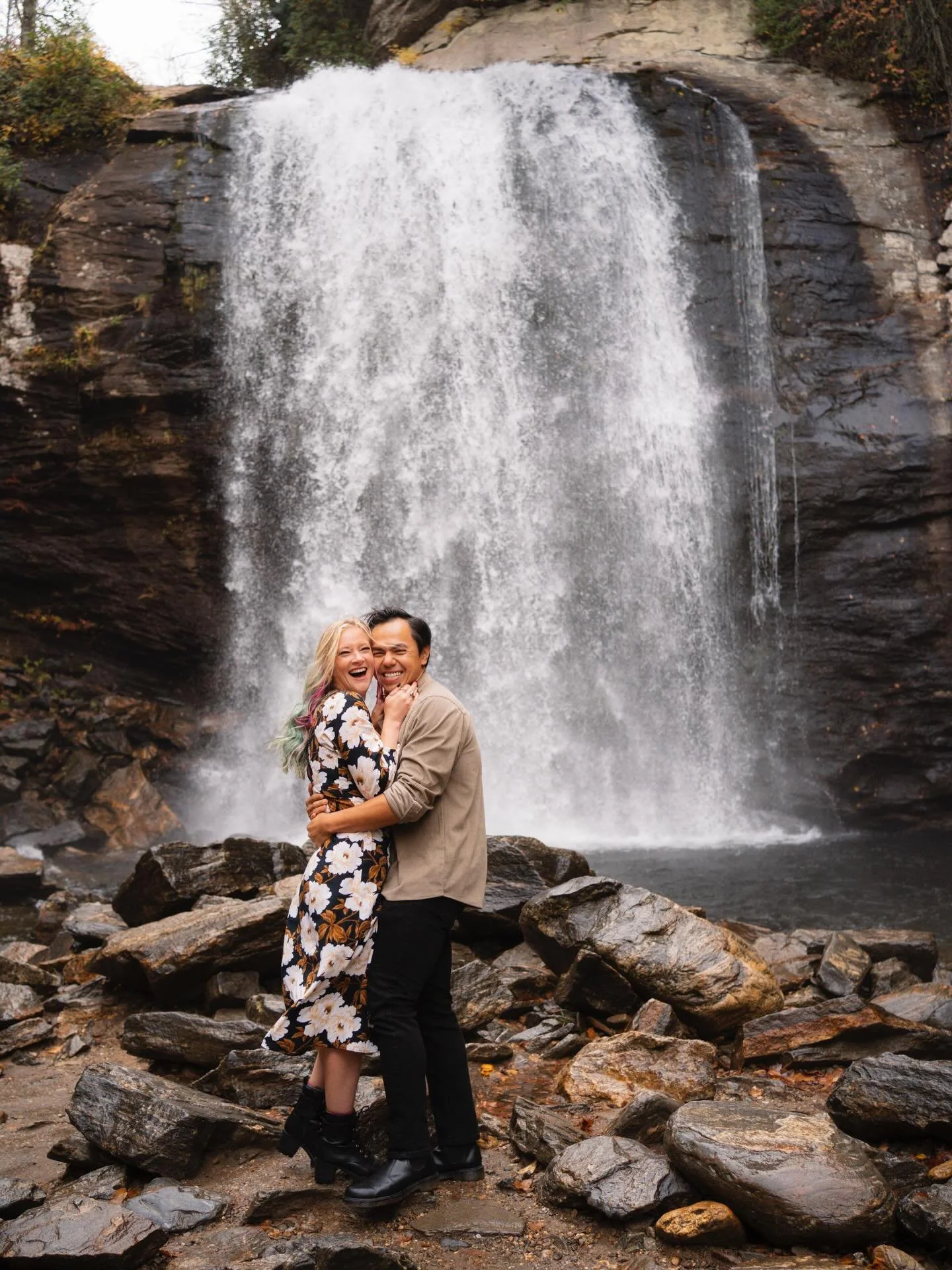 Can&rsquo;t wait to celebrate this joyous couple this year at @chimneypondfarm 💚 Sam + Michael 🍃 
.
.
.
#ashevilleweddingphotographer #wildwoodmediawnc #chimneypondfarm