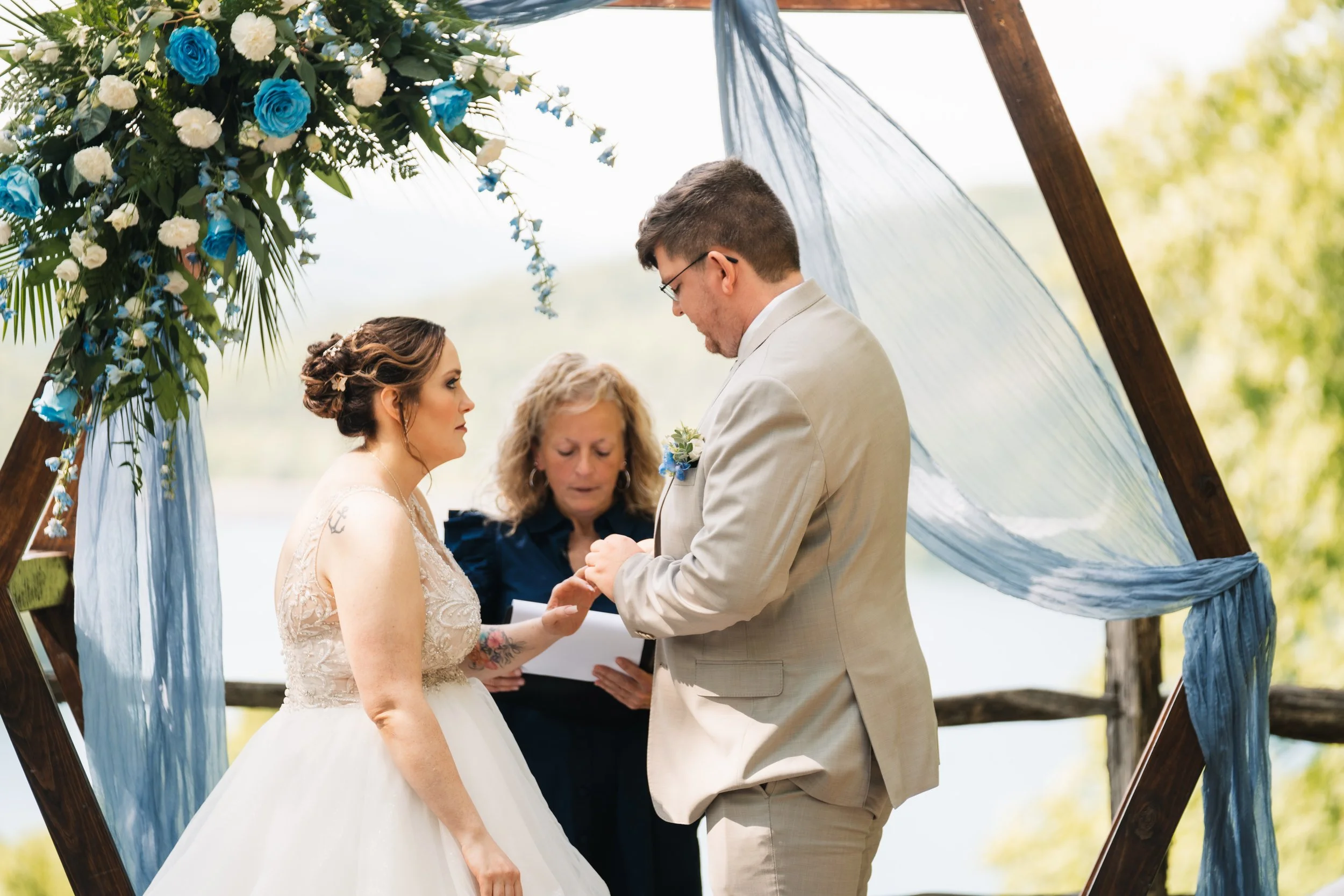June Wedding at Nantahala Weddings and Events