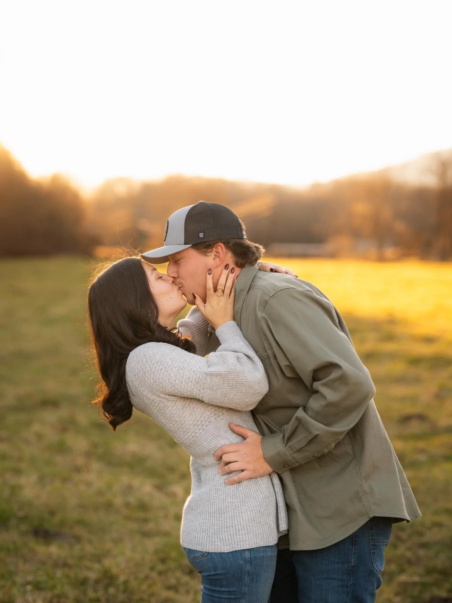 One month from today we get to celebrate these two!! @arielm1018 #ashevillewedding #waynesvillewedding #engaged #engagement