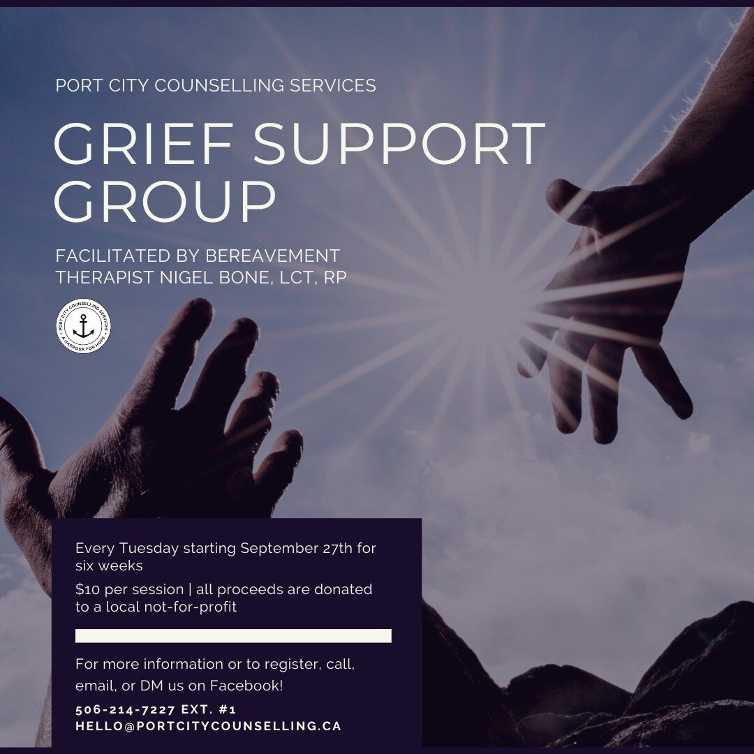 Our Fall Closed Grief Support Group is around the corner! Starting Tuesday, September 27, 2022 for six weeks, group members will meet with psychotherapist Nigel Bone to share, grieve, and cope together. If you feel you or someone you know may be inte