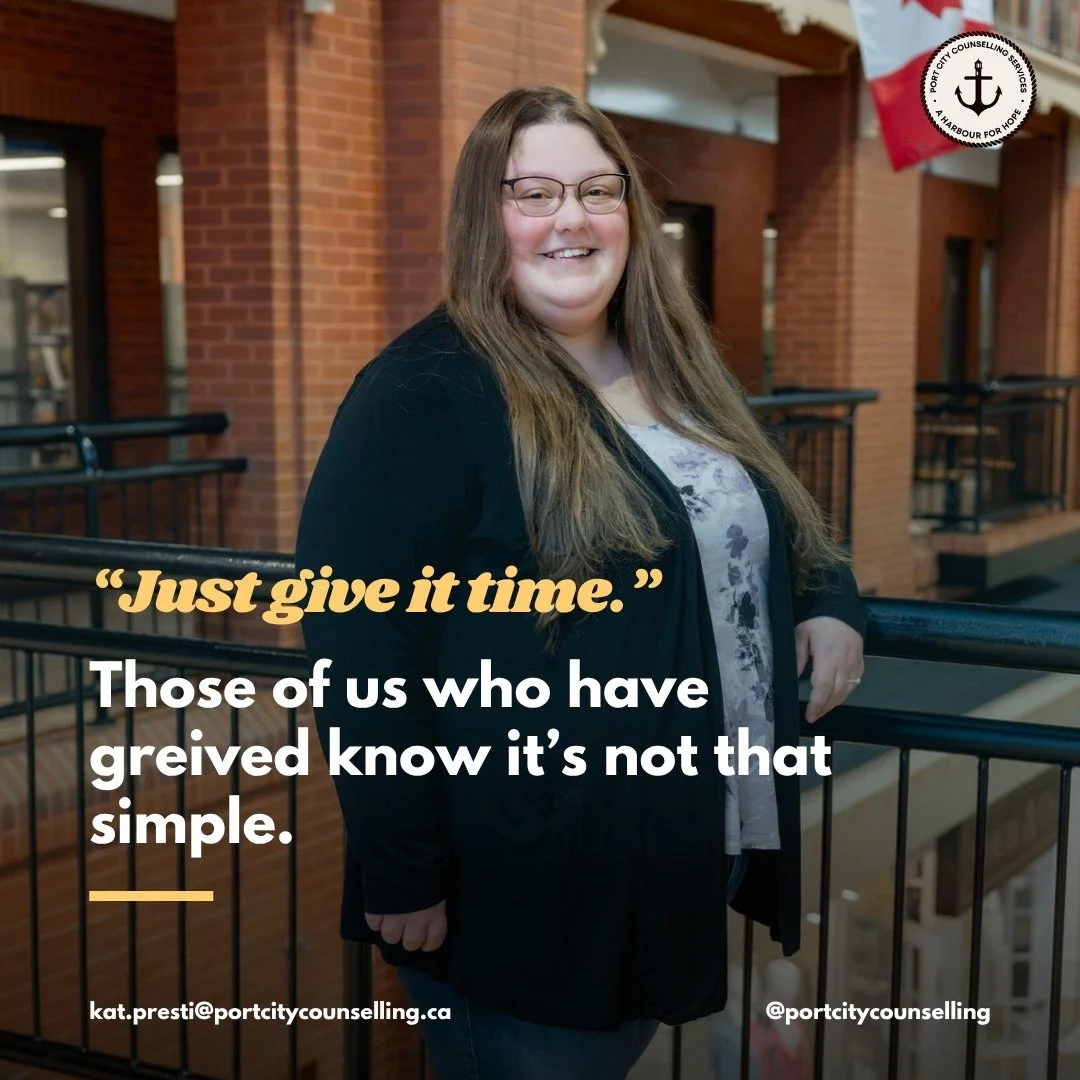 &ldquo;Just give it time.&rdquo;
Those of us who have heard this while grieving know it&rsquo;s not that simple.

Grief is one of the most universal human experiences, yet so many people feel they have to carry it in silence.  If you're navigating th