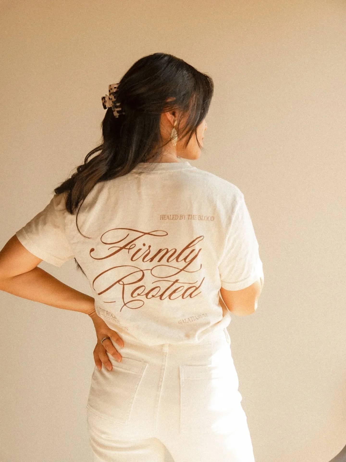 Oh....hello there🙊

ONE MORE WEEK LEFT BEFORE WE LAUNCH🤩✨

Our Firmly Rooted Identity T-shirts are designed for the faith based woman who wants to boldly declare her faith and her healing in the hands of Jesus.

If that's you, we want YOU to be one