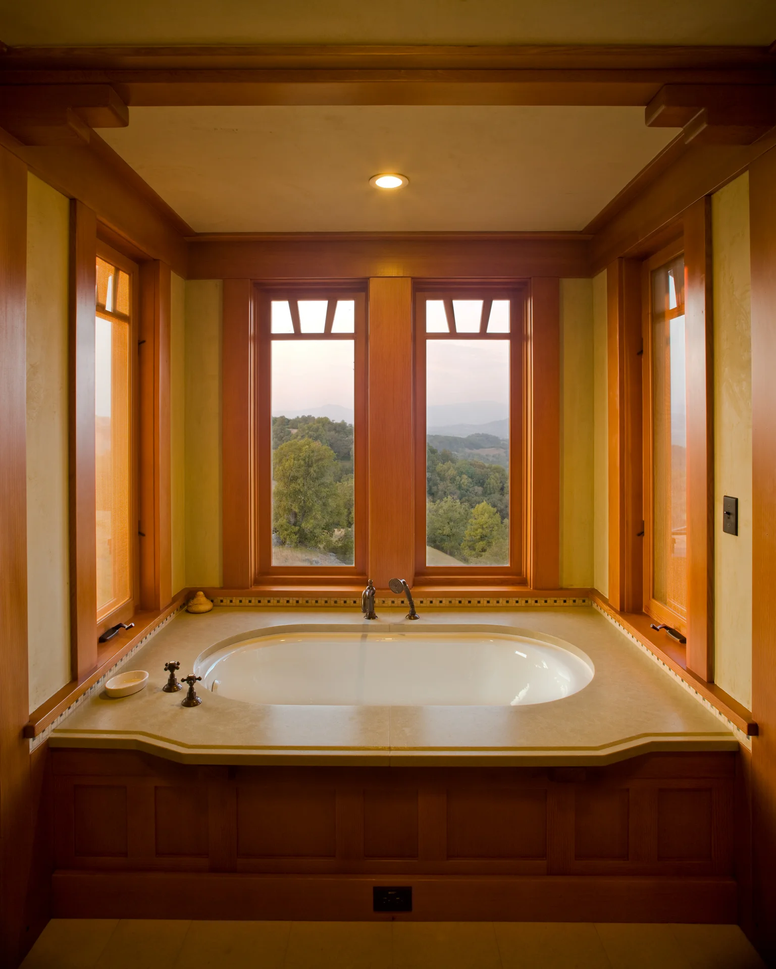 Bathroom with View of Hills