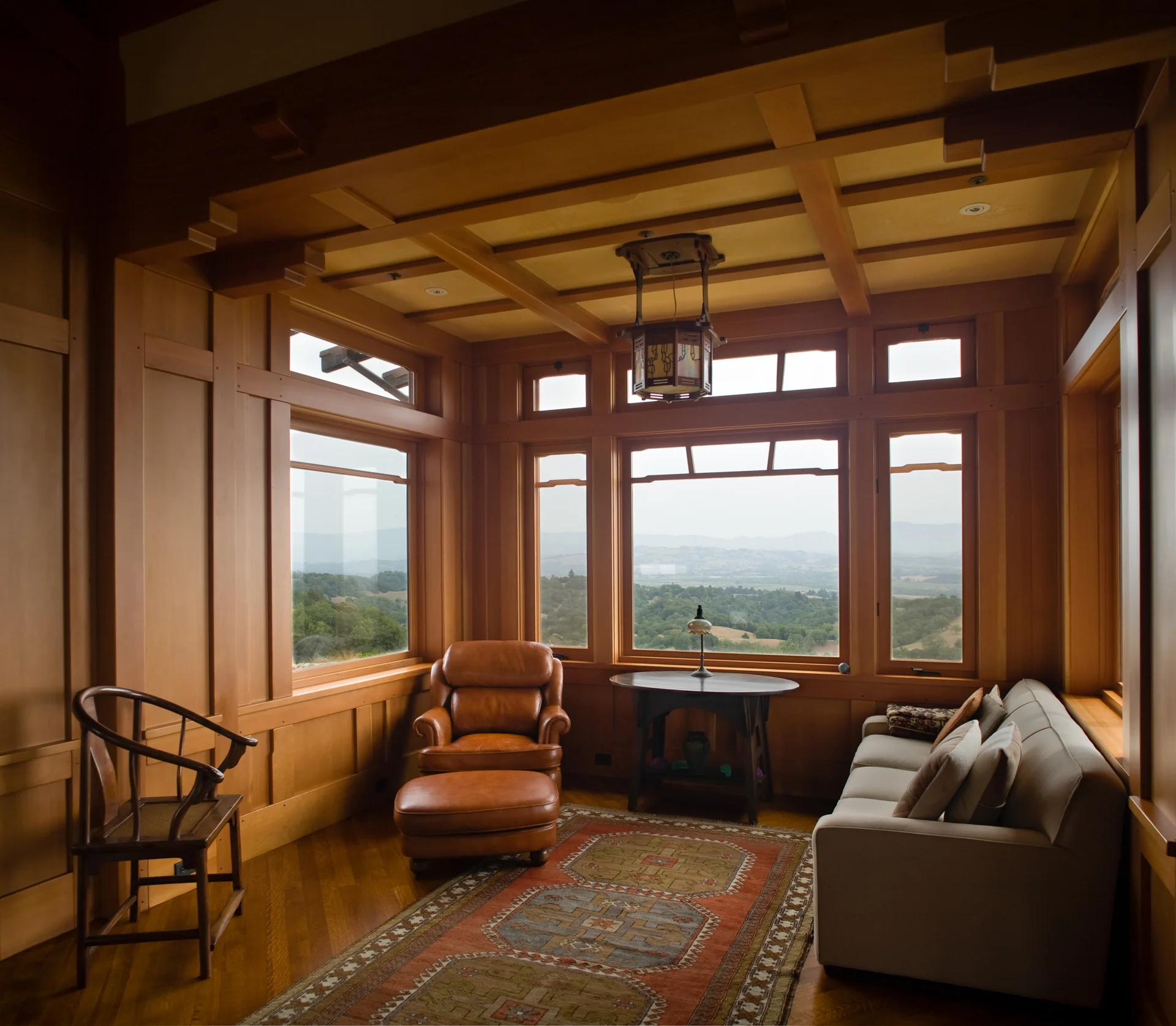 Alcove sitting room with a view