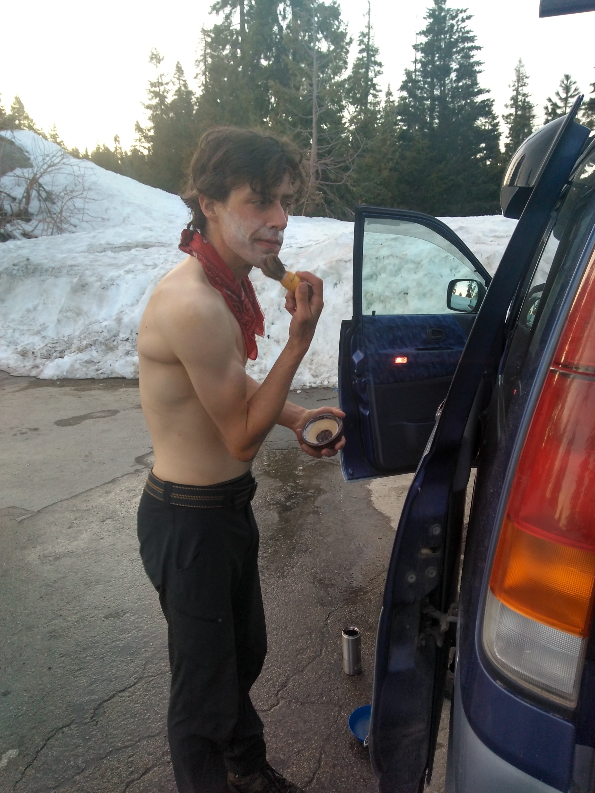 Roadside shave