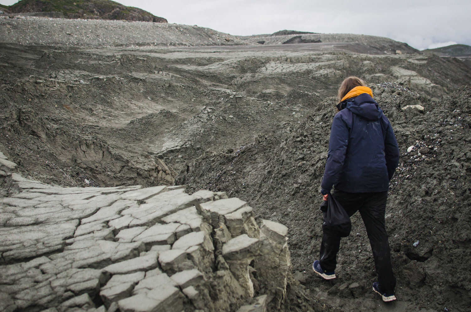 The glacier wastelands