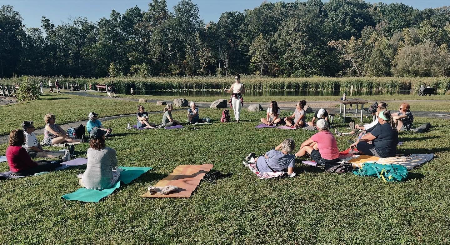What a perfect way to end the weekend and kick off a new week: forest bathing with an incredible group of women in Cuyahoga Valley National Park💚🍁🪾

Thank you to the WOW (Women on Water) club for inviting me to guide them through a new way to expe