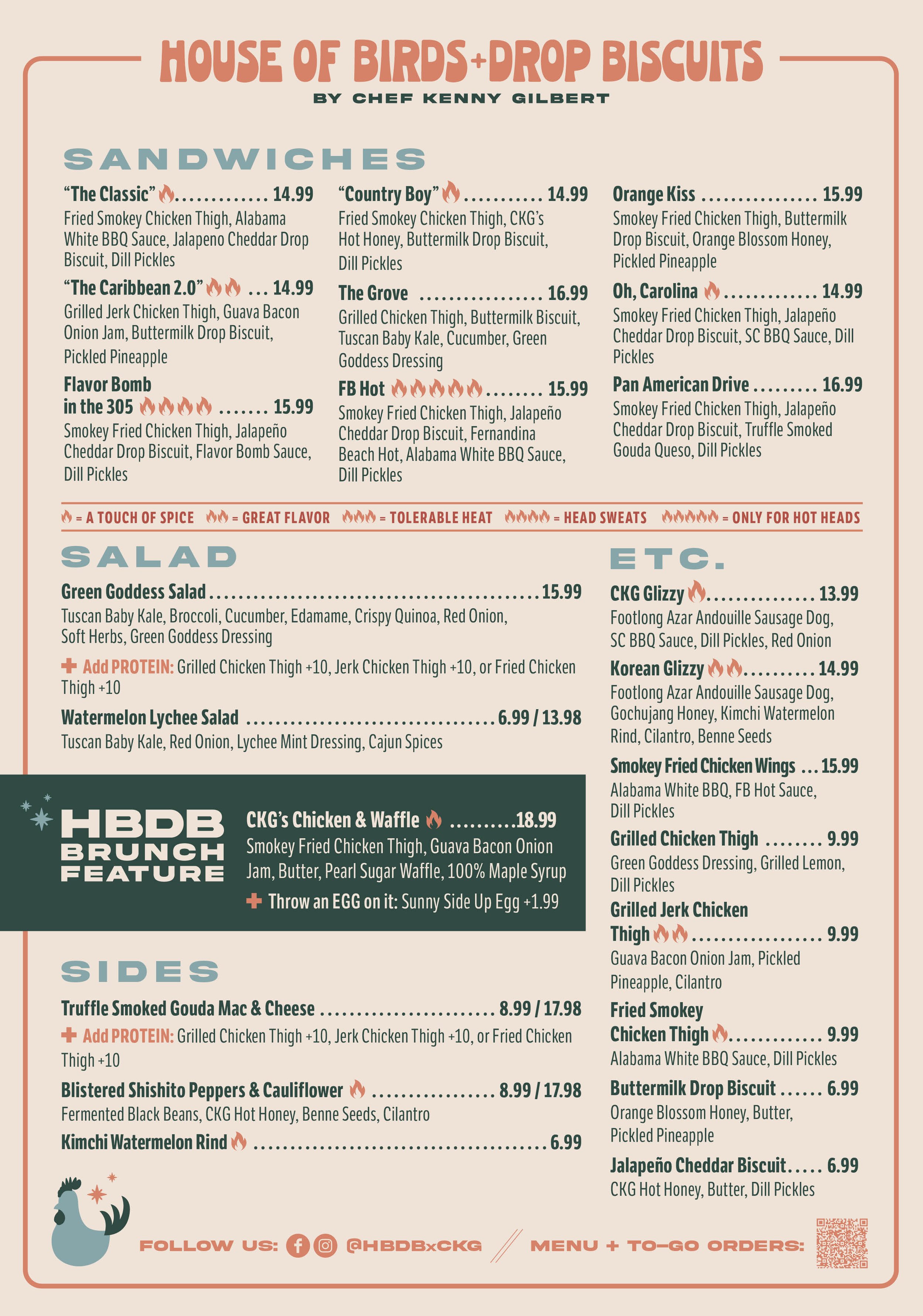 House of Birds + Drop Biscuits — Chef Kenny Gilbert