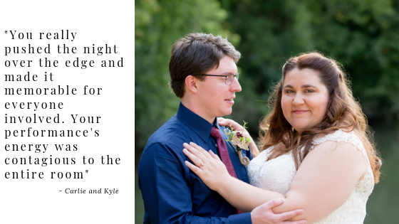 Carlie and Kyle Wedding Testimonial