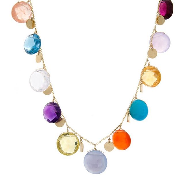 Be bright and bold! #celladesigns #sapphires #gemstones #necklace #gold #madeinla #california #ootd #diamonds #18k