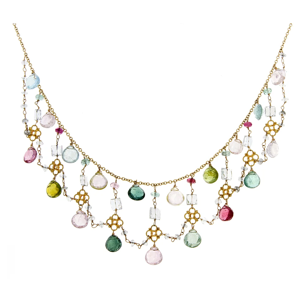 14-22k YG Princess Necklace