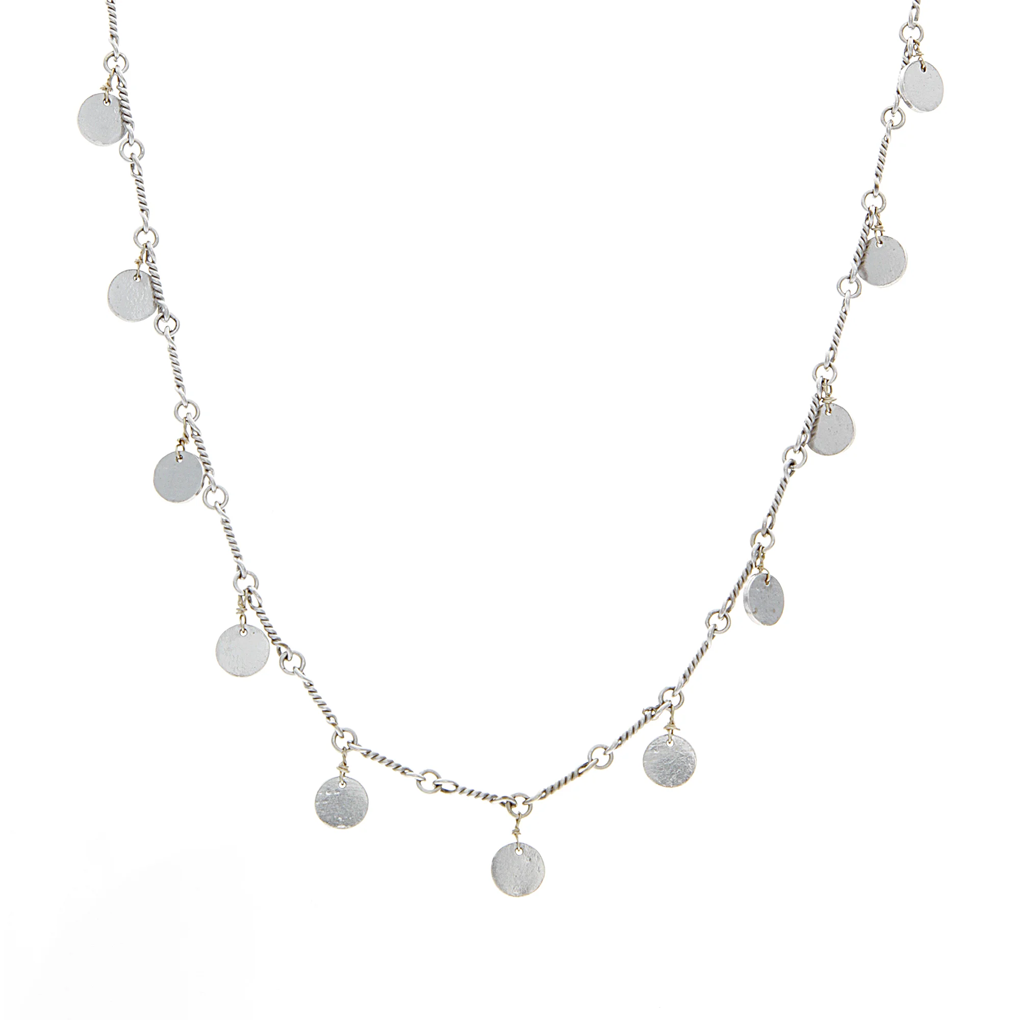 18k WG Bling Necklace