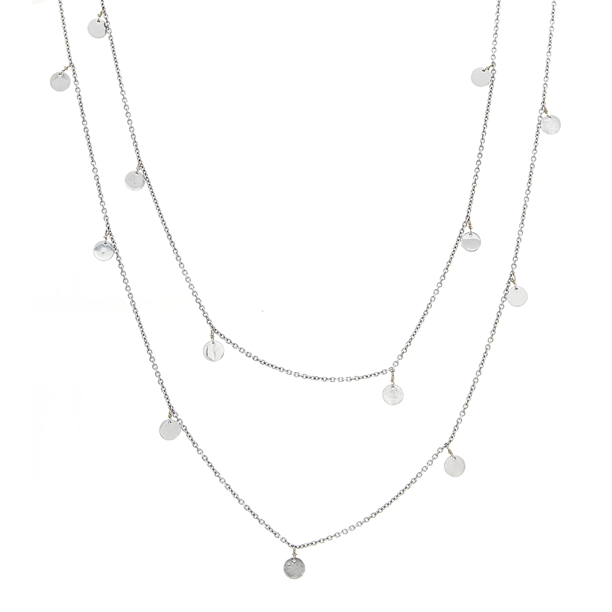 18k WG Baby Bling 4-1 Necklace
