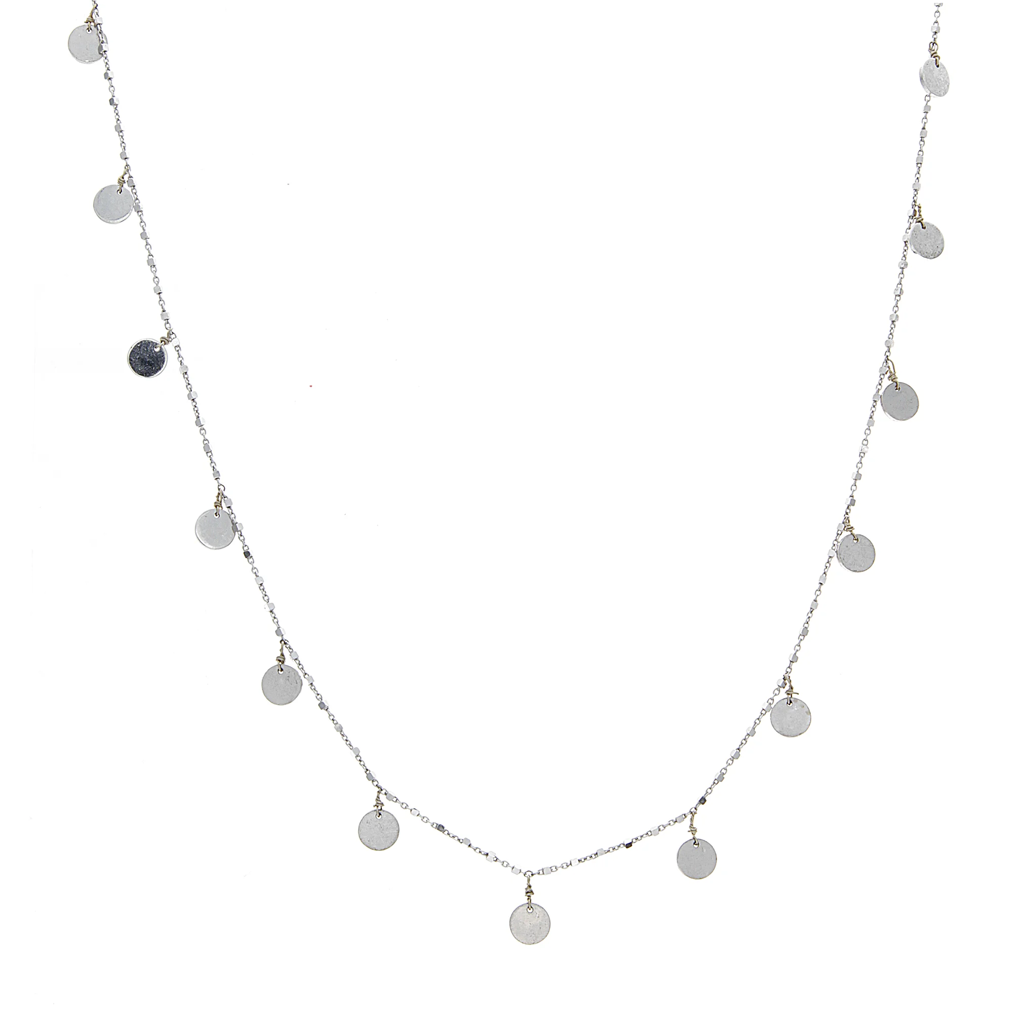 18k WG Baby Bling Necklace