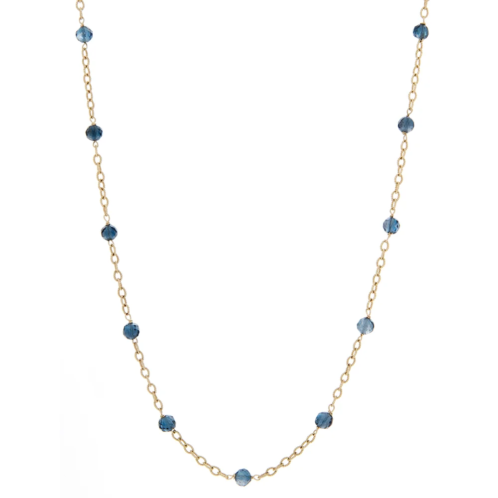 20k YG London Blue Topaz