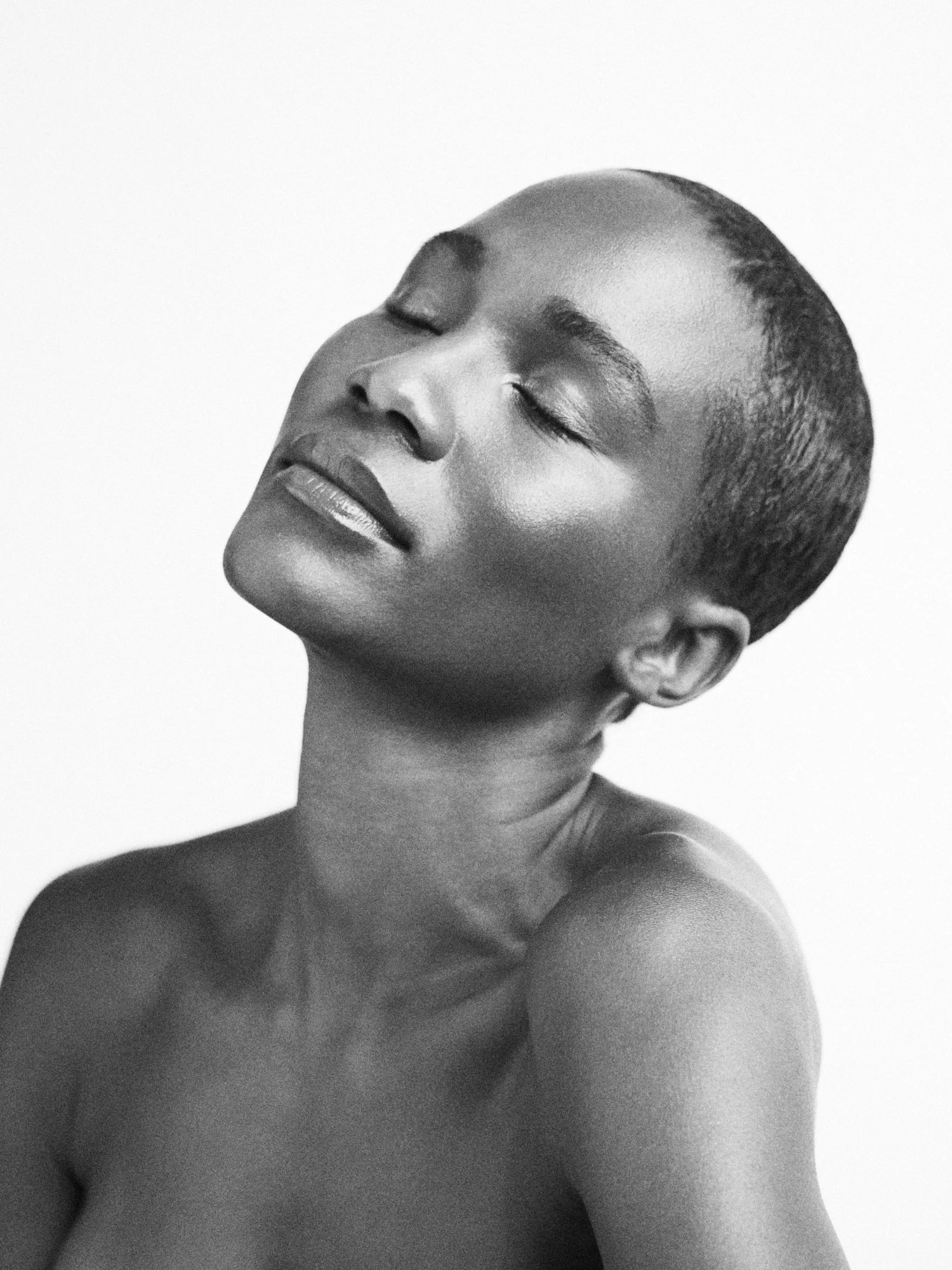 Beauty Black and White Natural Beauty Portrait Photography