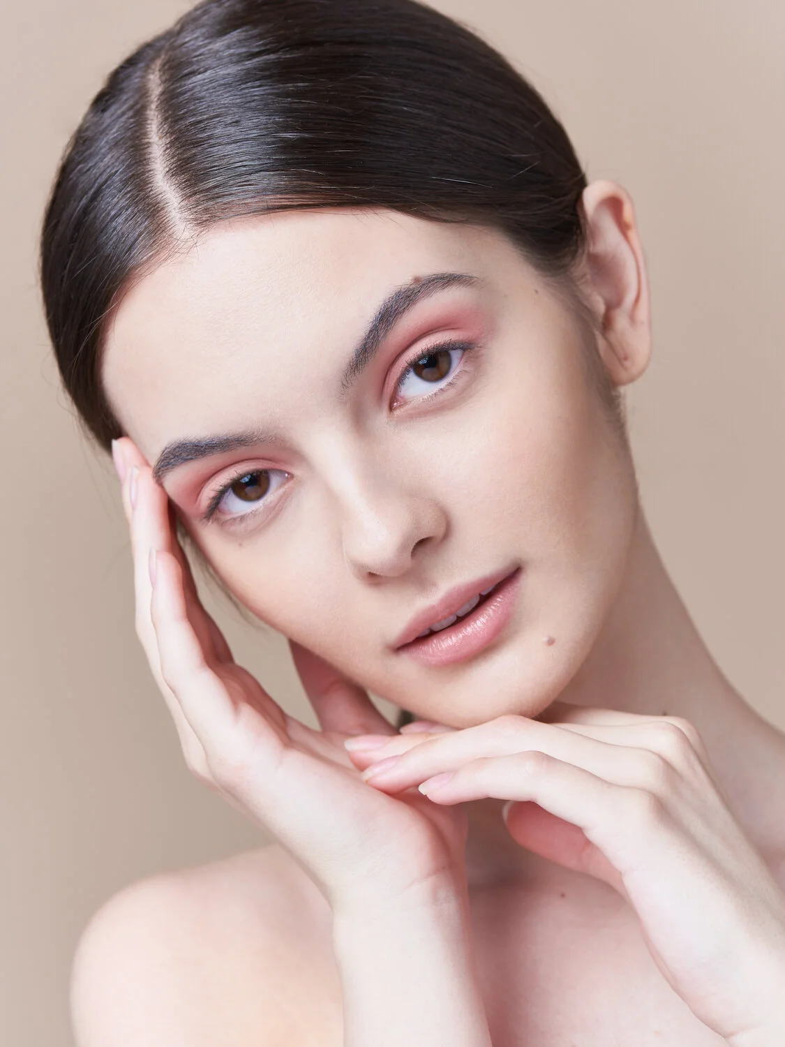 Classic Skincare Beauty Pastel Makeup Portrait Photography