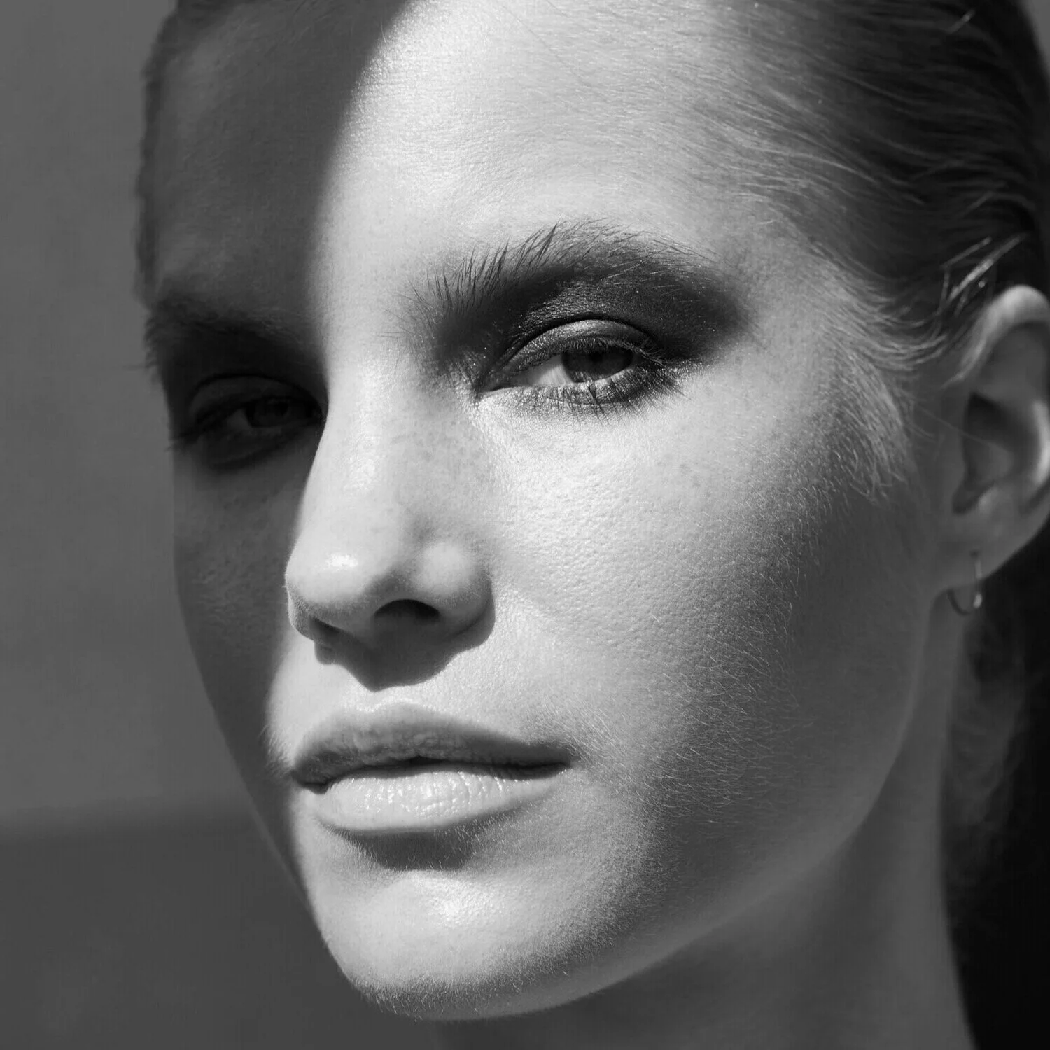 Beauty Black and White Natural Beauty Portrait Photography