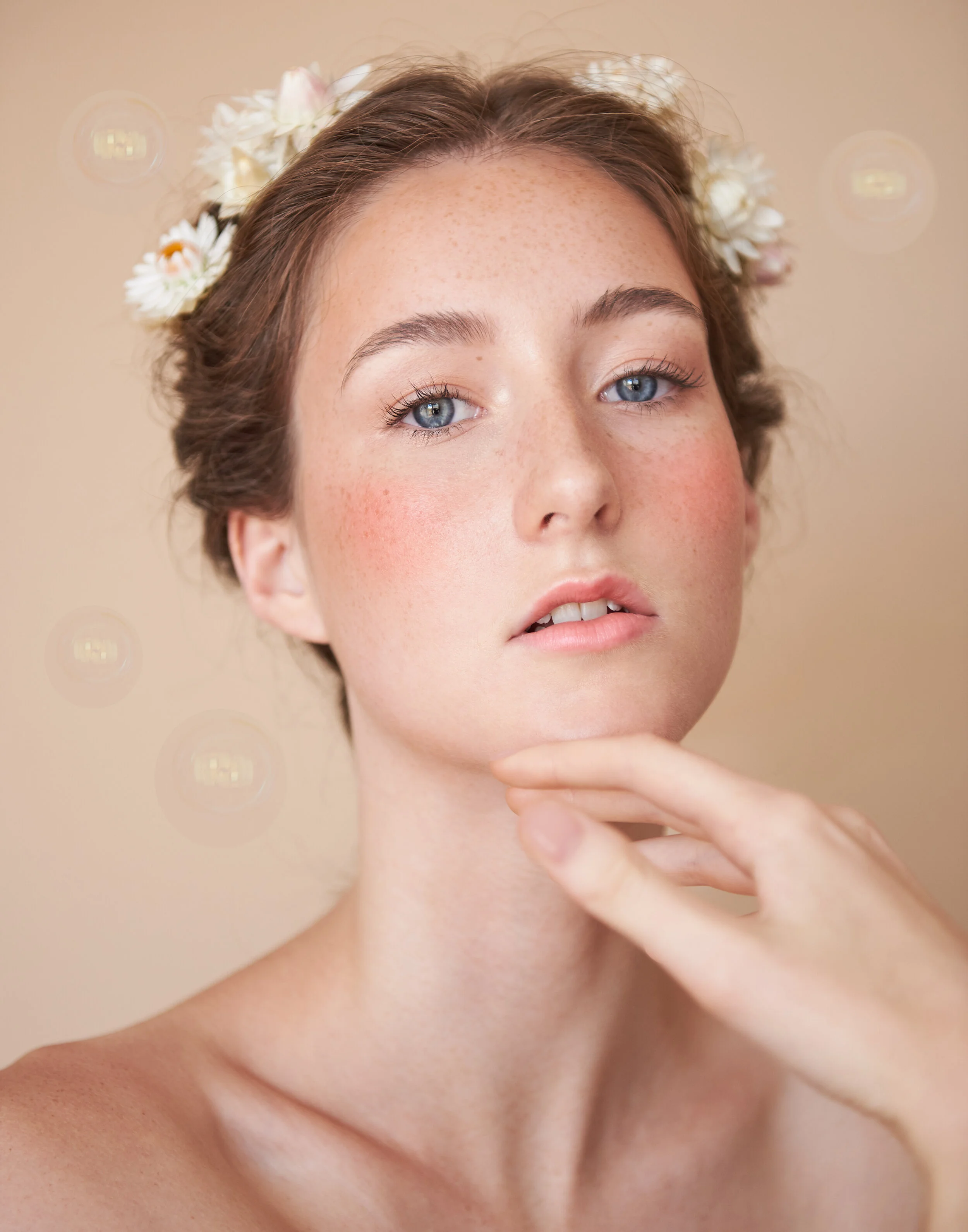 Natural Blush Beauty Portrait Photography
