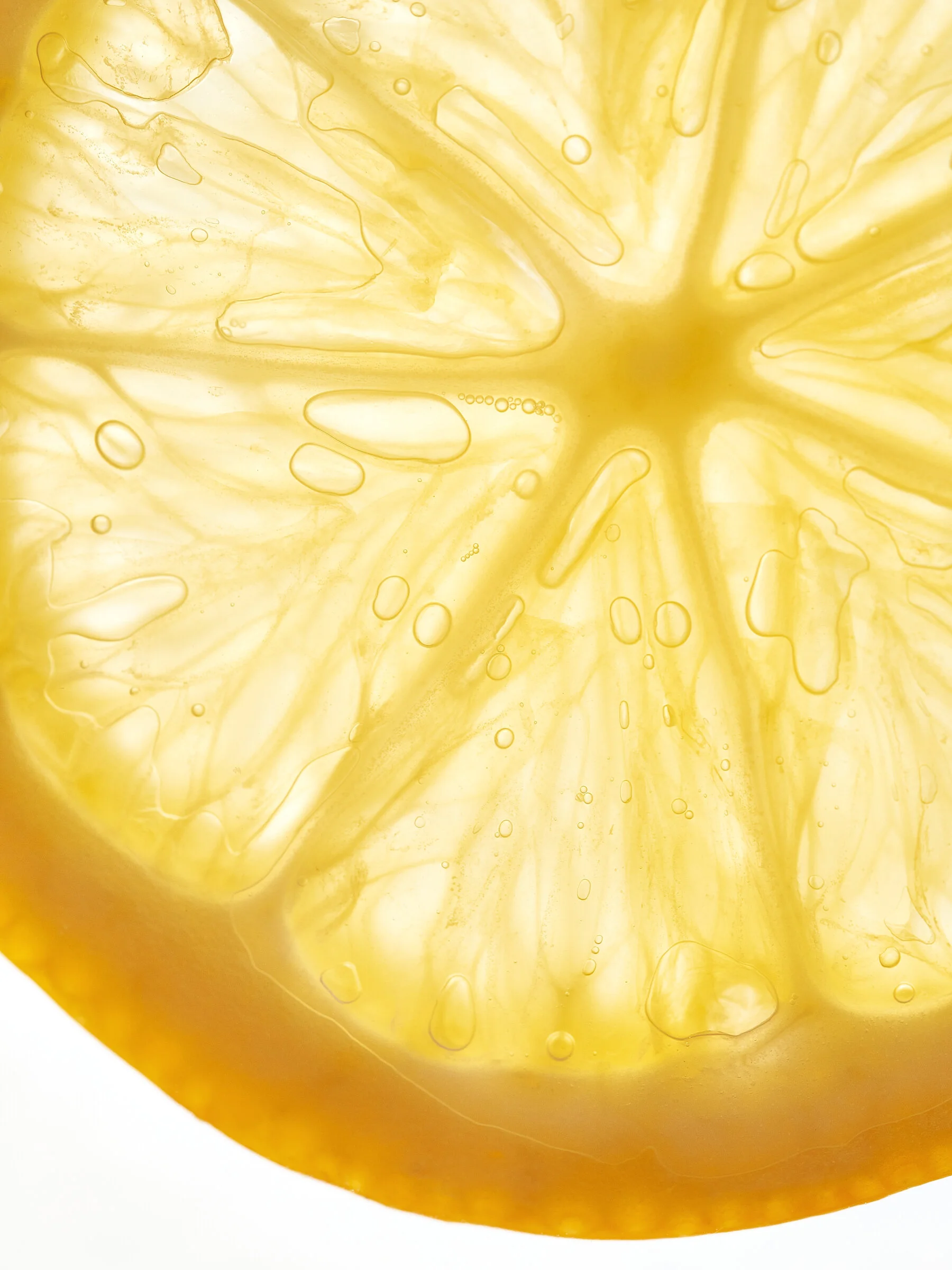 Lemon Slice Closeup Macro Food Photography Sydney Food Photographer Viviane Perenyi