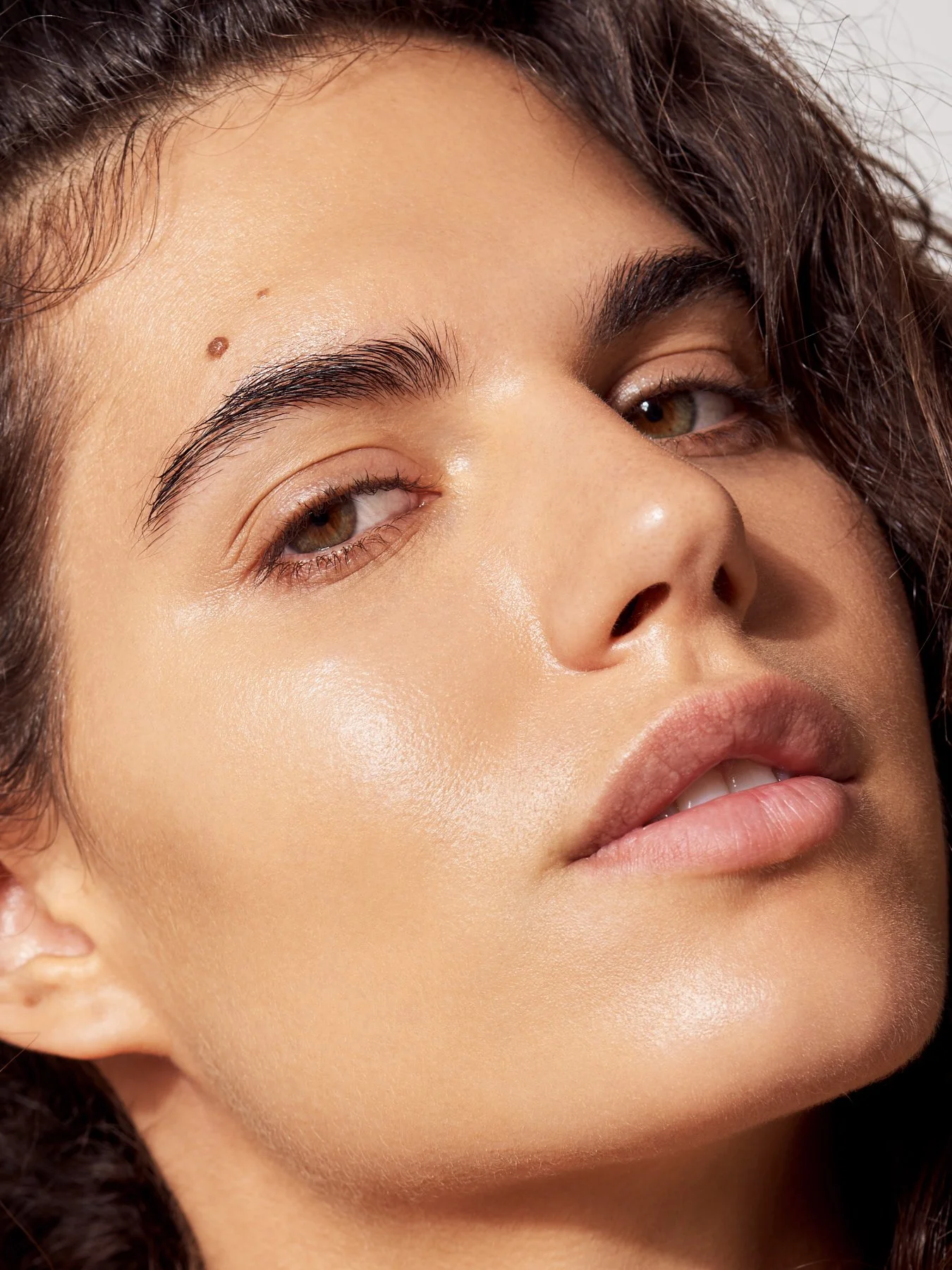 Beauty Portrait Golden Light Closeup Skincare Look