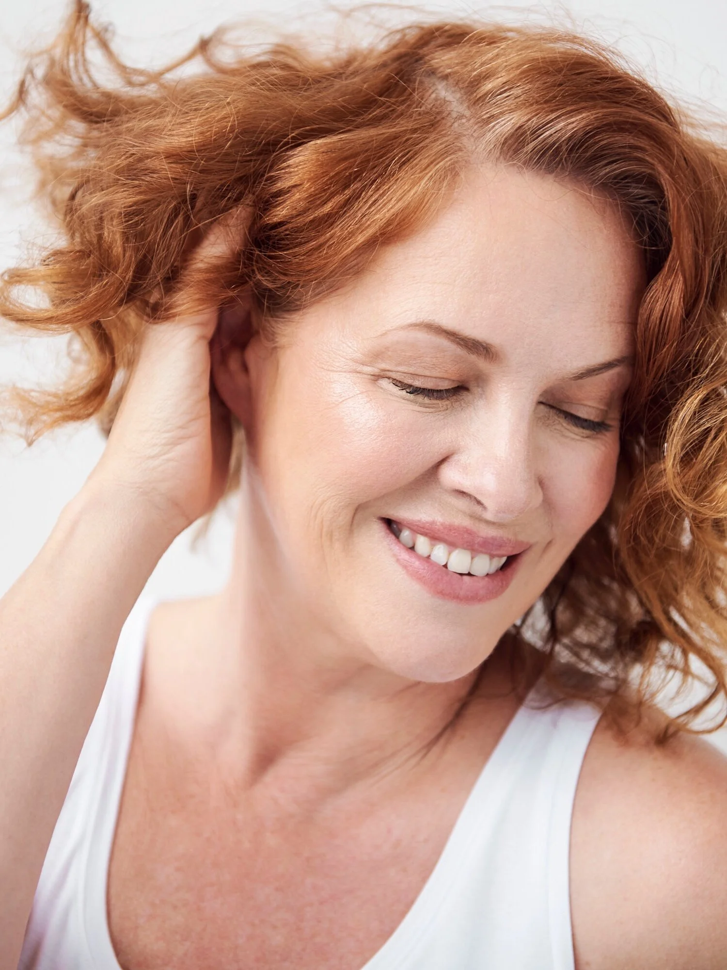 Mature Skincare Beauty Portrait Natural Glow Photography