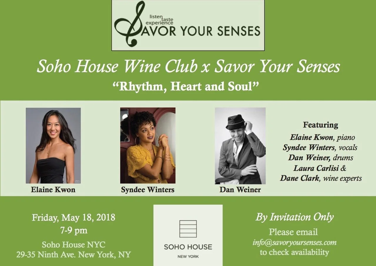Soho House NYC Wine Club X Savor Your Senses