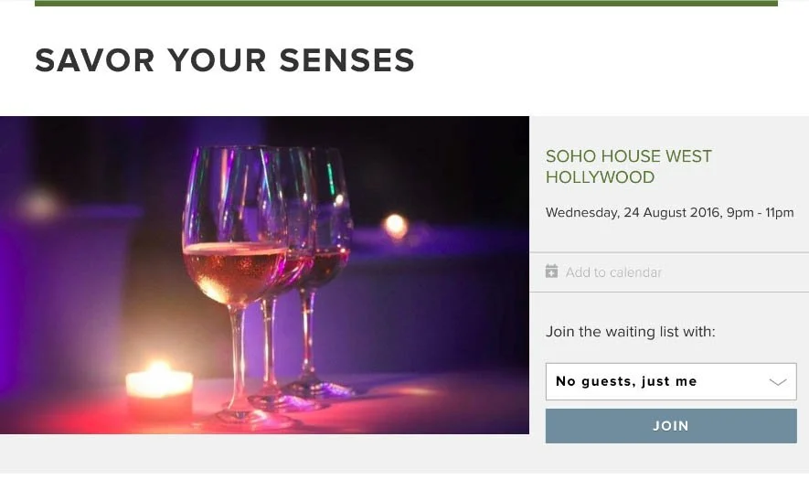 Savor Your Senses at Soho House West Hollywood