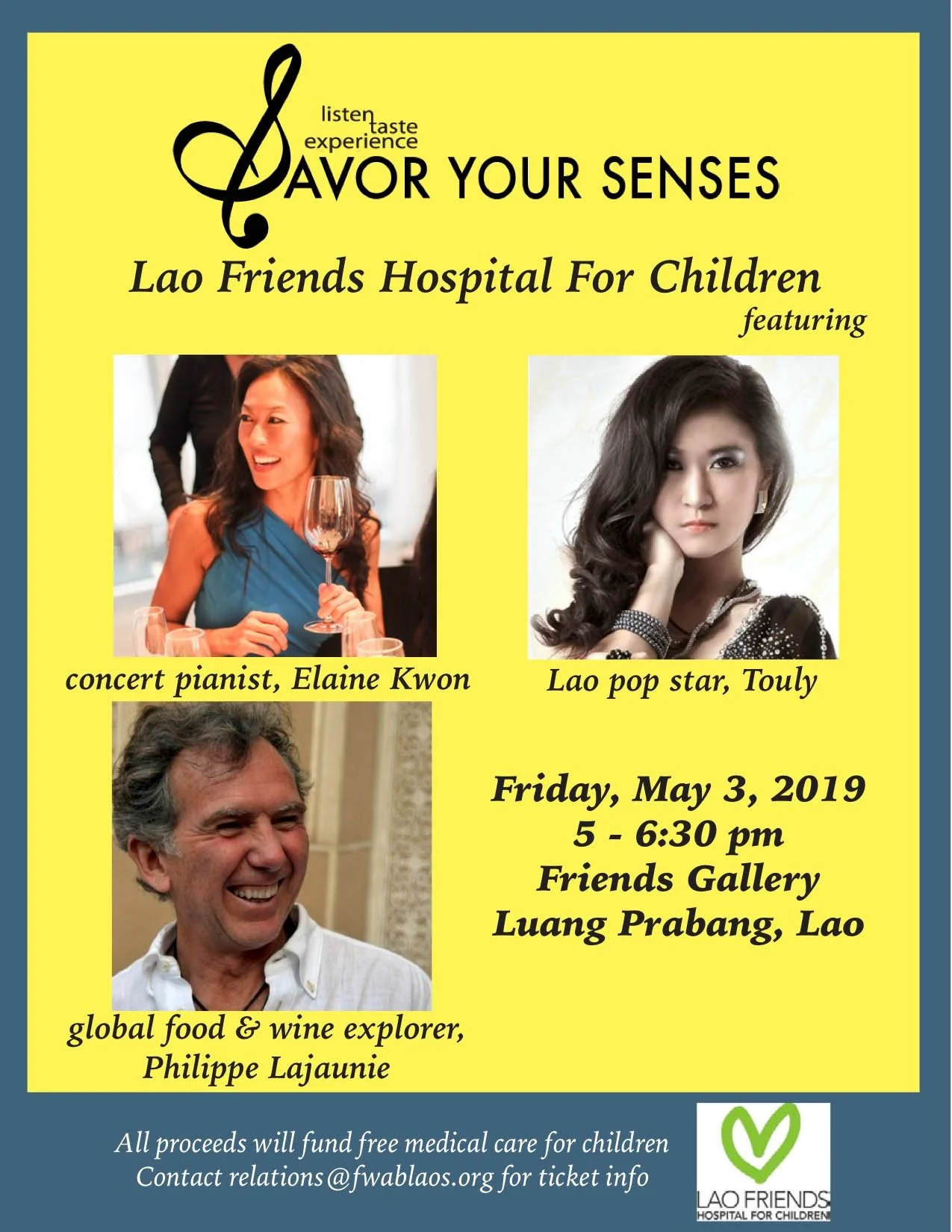 Savor Your Senses Lao Friends Hospital For Children