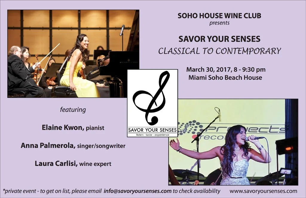 Soho Beach House Miami Wine Club X Savor Your Senses