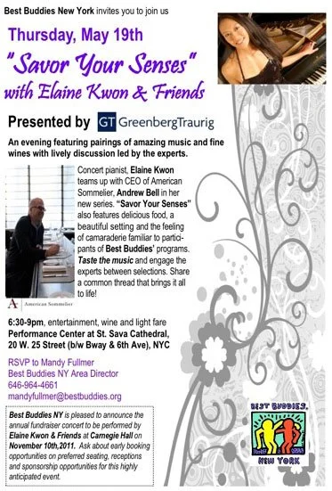 Savor Your Senses Series: Piano recital and wine-tasting 