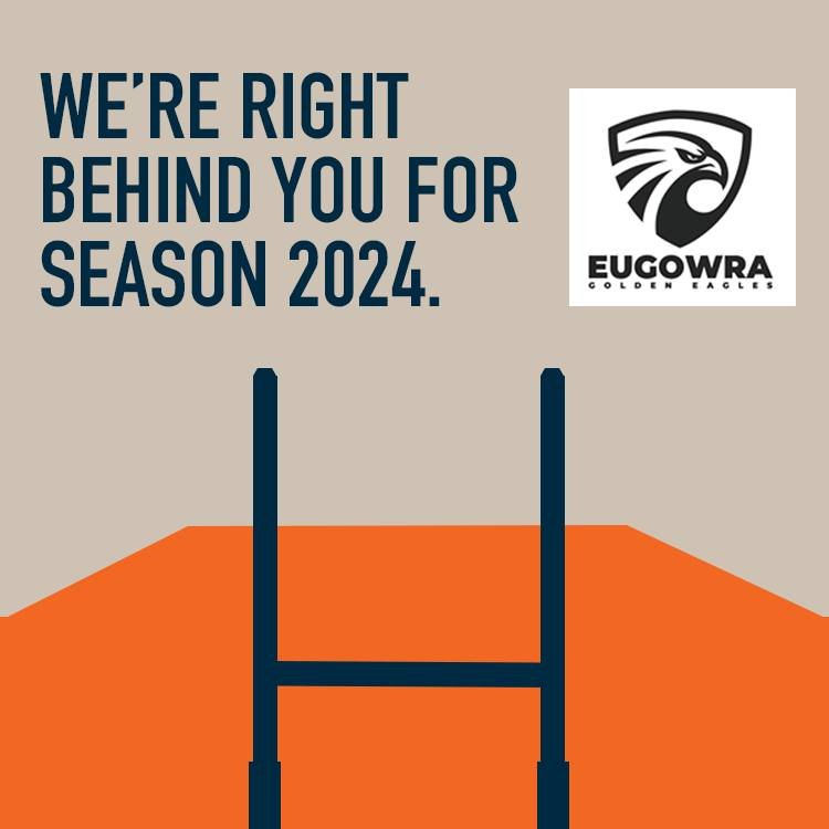 Local footy is back for another season. 

We're proud supporters of community sport including the @eugowra_golden_eagles  who kicked off their season last week with a draw (for the Geagles) and a win (for the Eagles). 

The club has worked hard to re