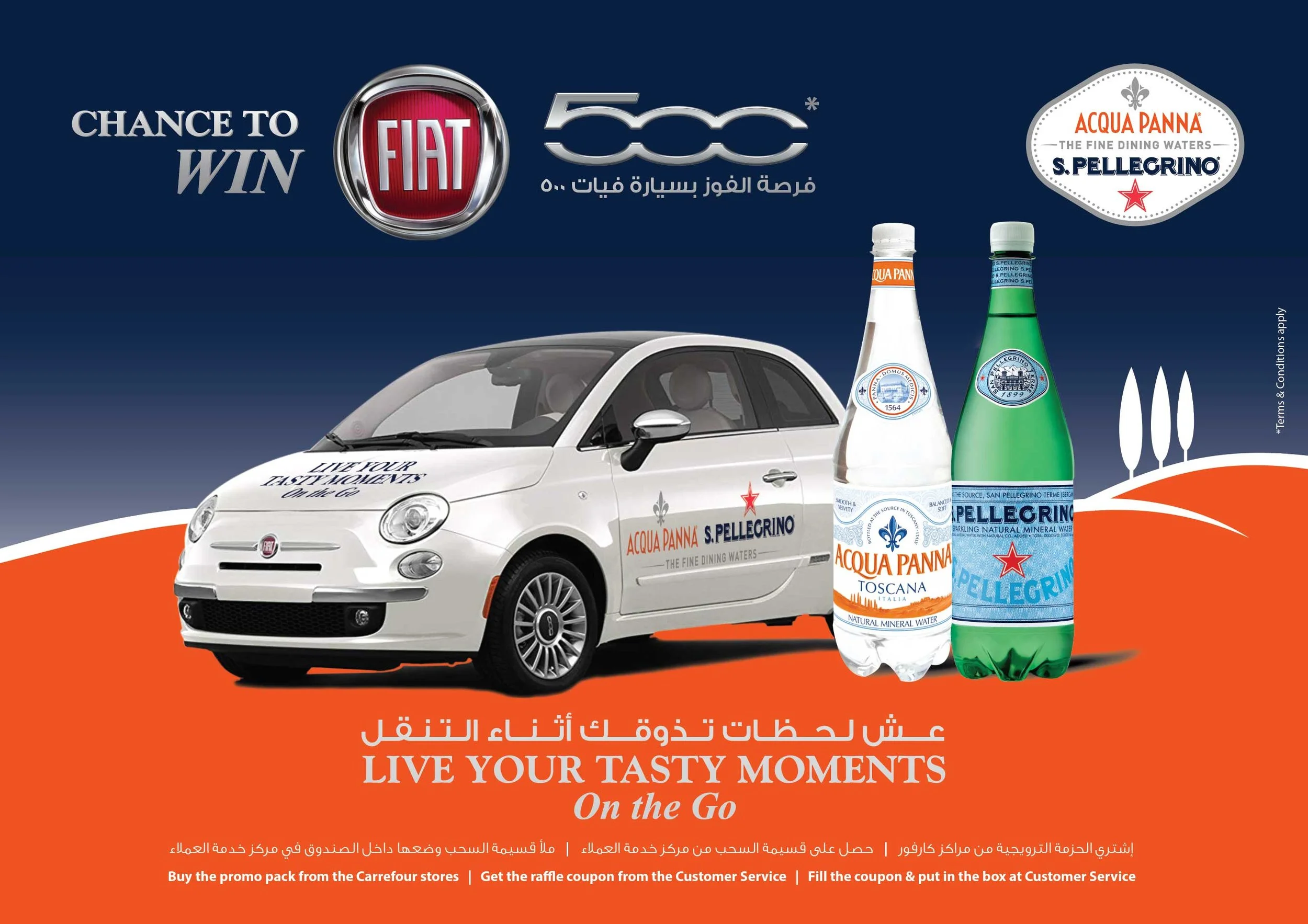 NESTLE WATERS - WIN A FIAT 500 PROMOTIONAL CAMPAIGN